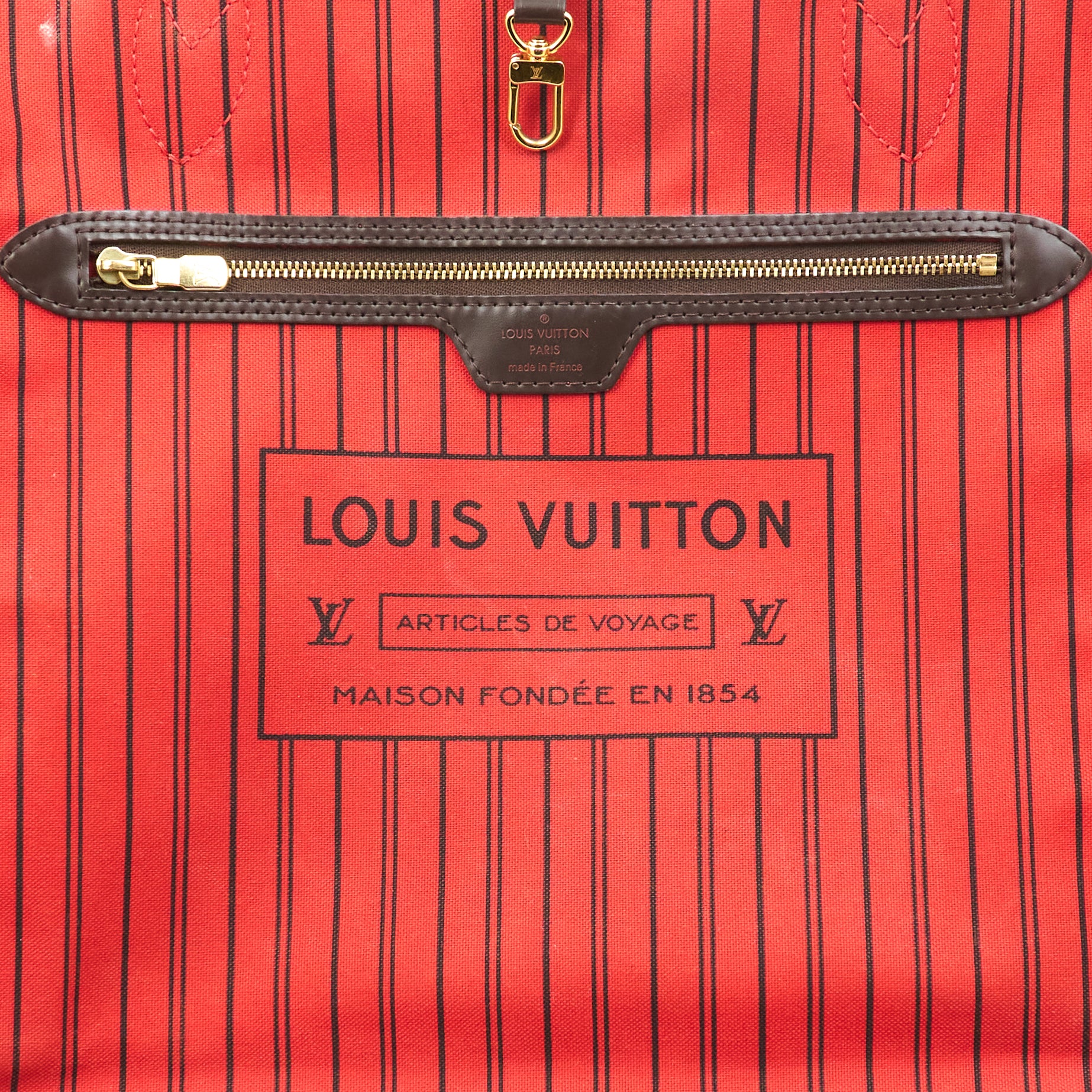 Louis Vuitton Damier Ebene Neverfull GM Bag
