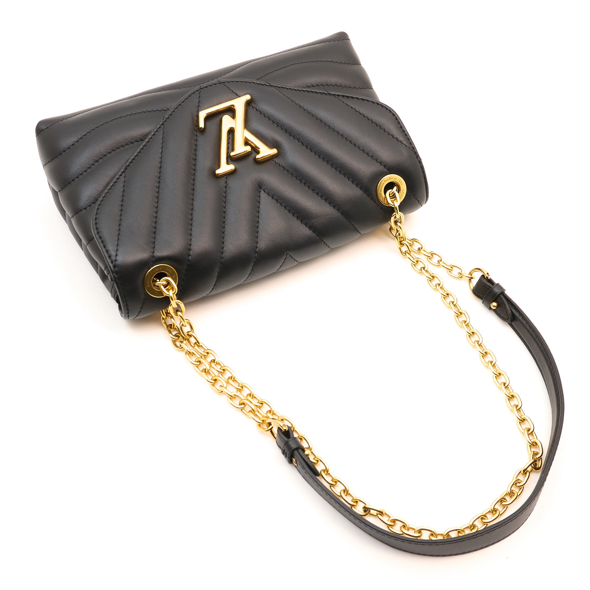 Louis Vuitton New Wave Chain MM Black Bag