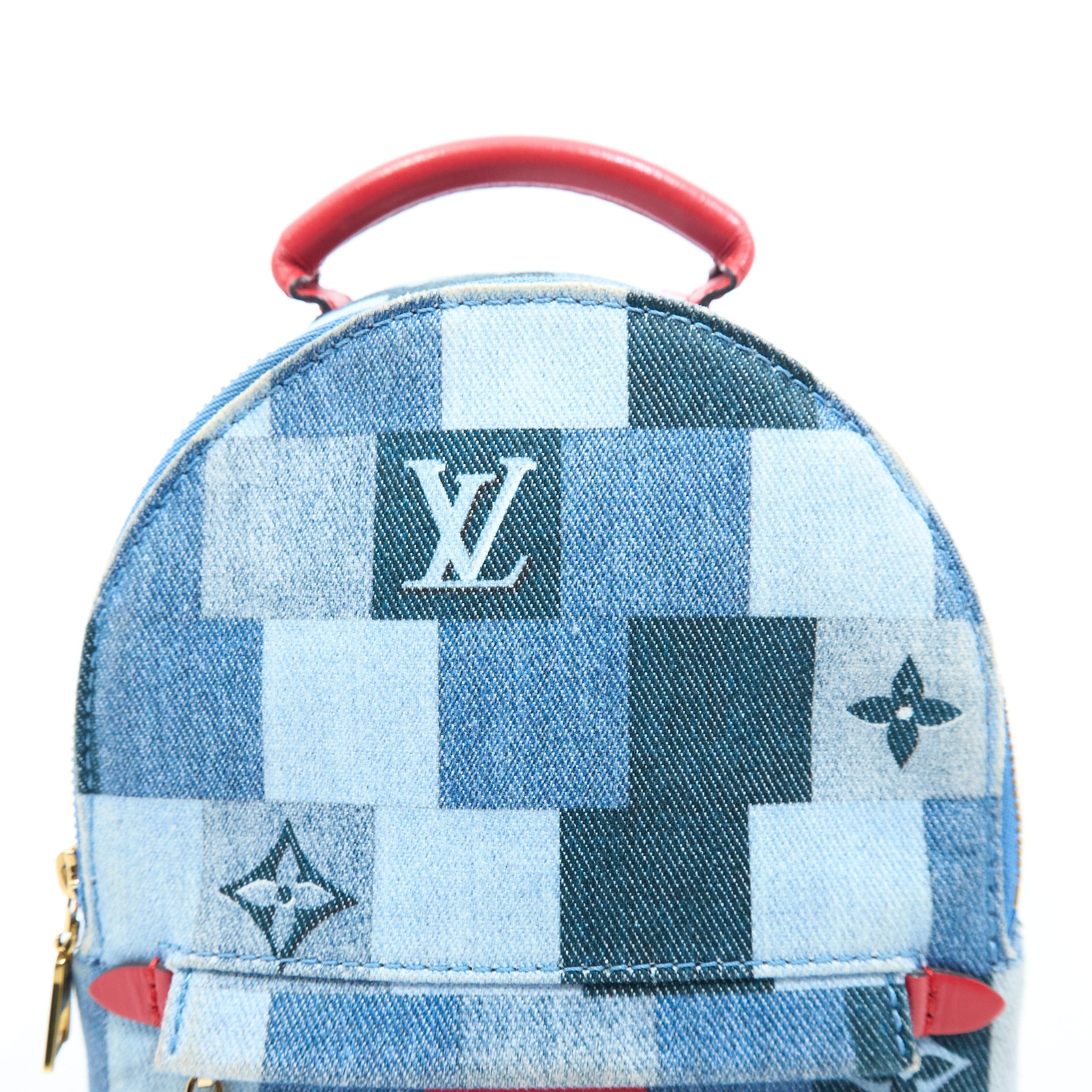 Louis Vuitton Palm Springs Mini Denim Backpack
