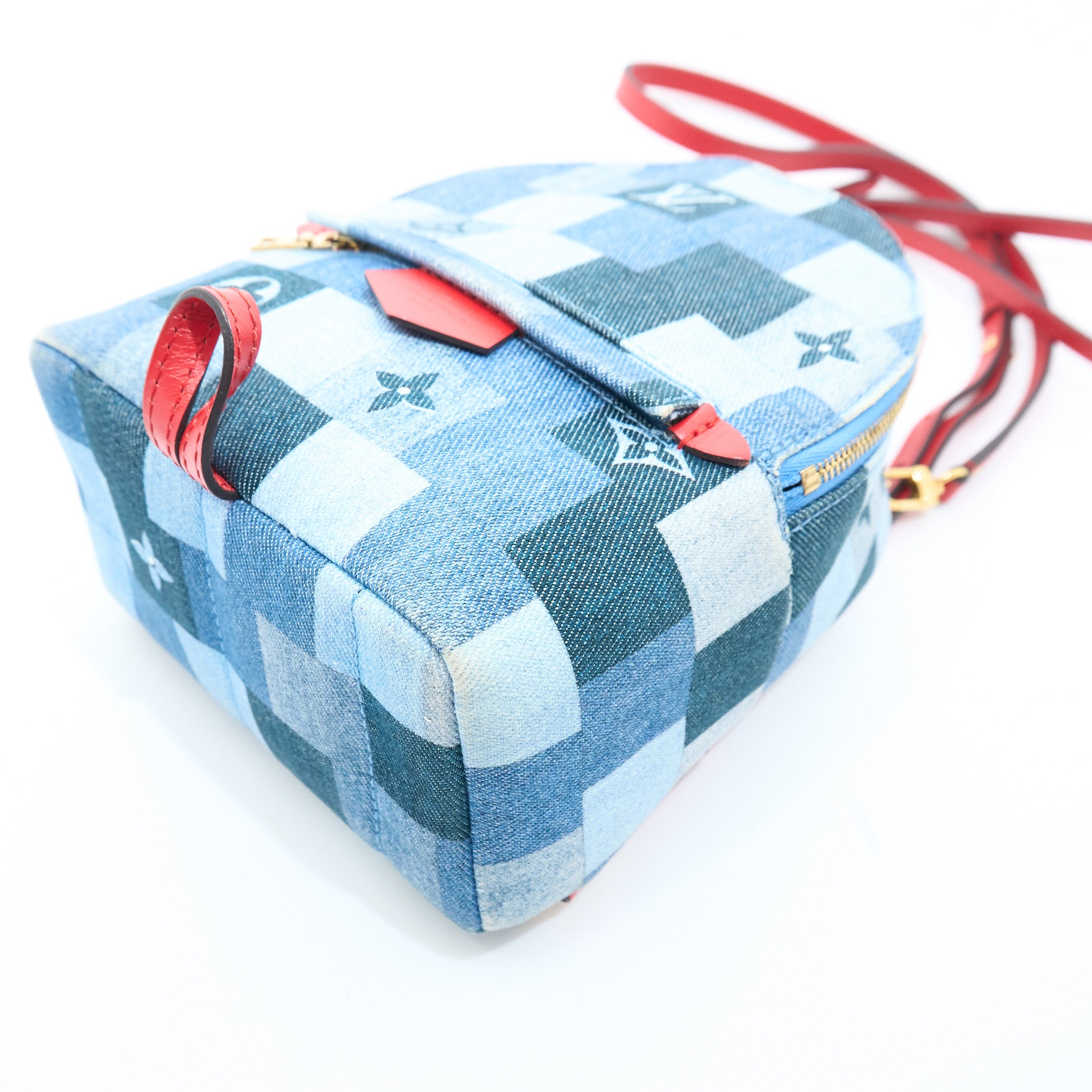 Louis Vuitton Palm Springs Mini Denim Backpack