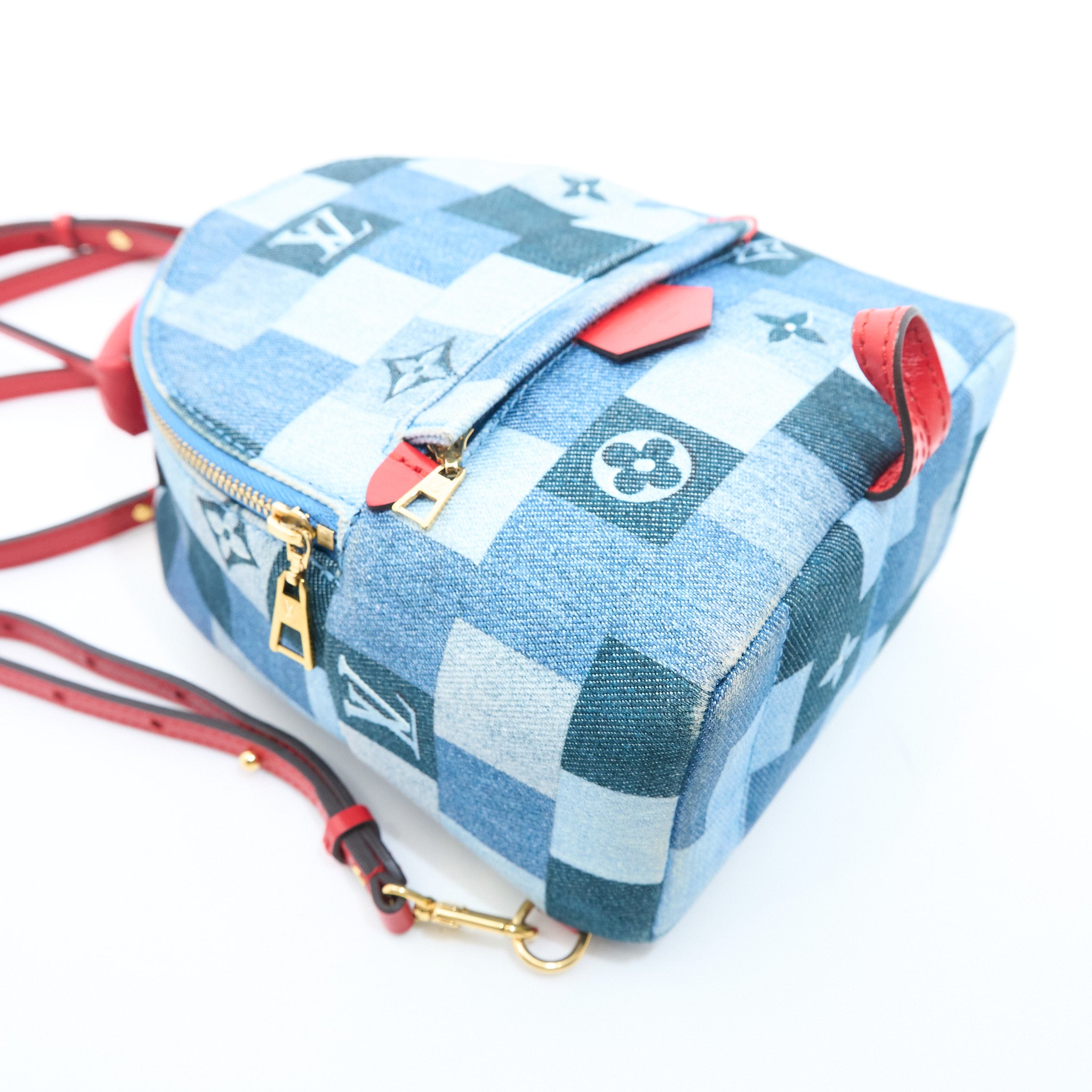 Louis Vuitton Palm Springs Mini Denim Backpack