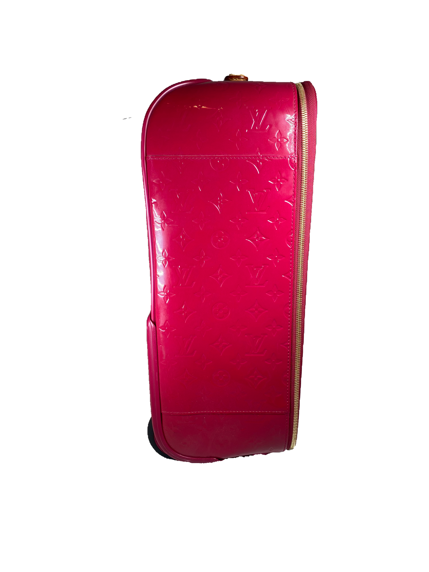 Louis Vuitton Patent Leather Pegase Luggage Vernis 45 in Red