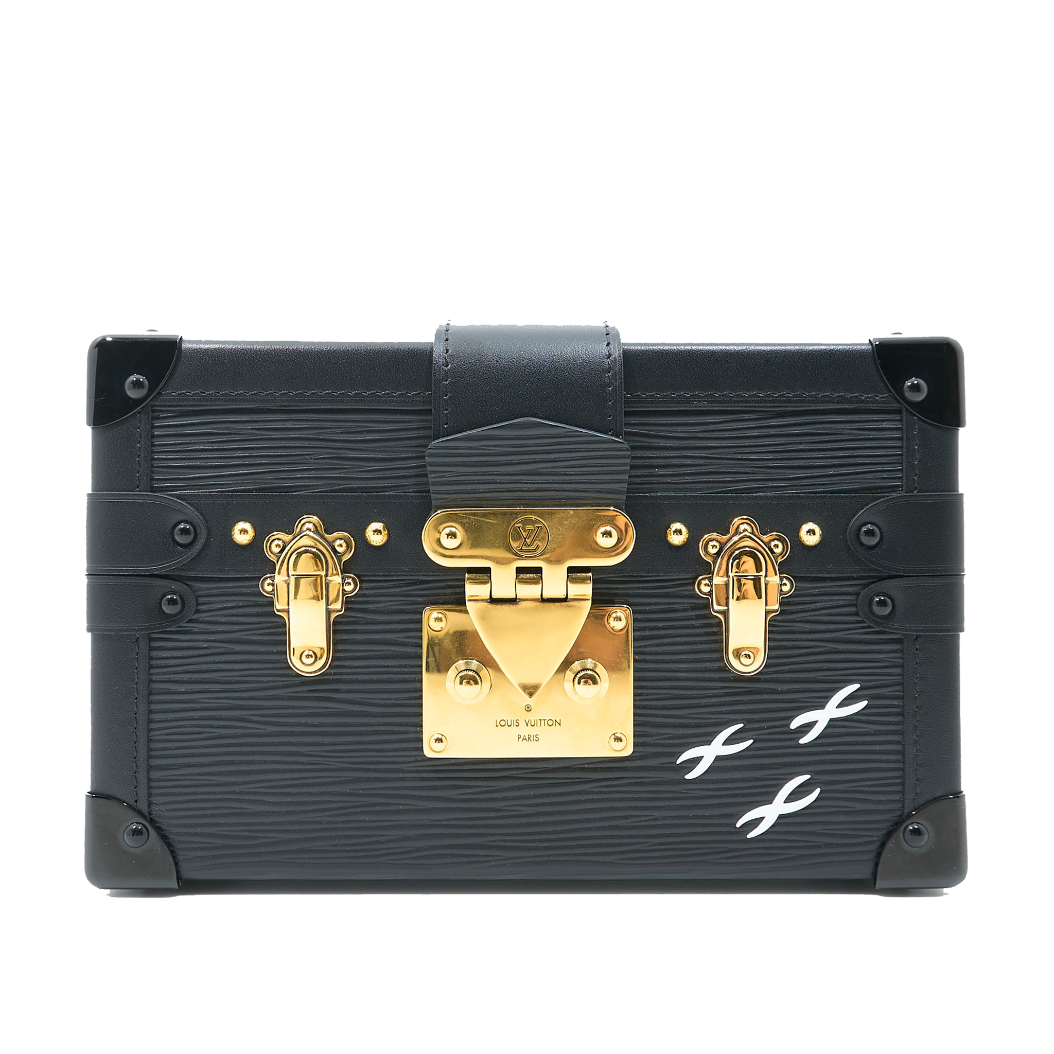 Louis Vuitton Petite Malle Black Trunk