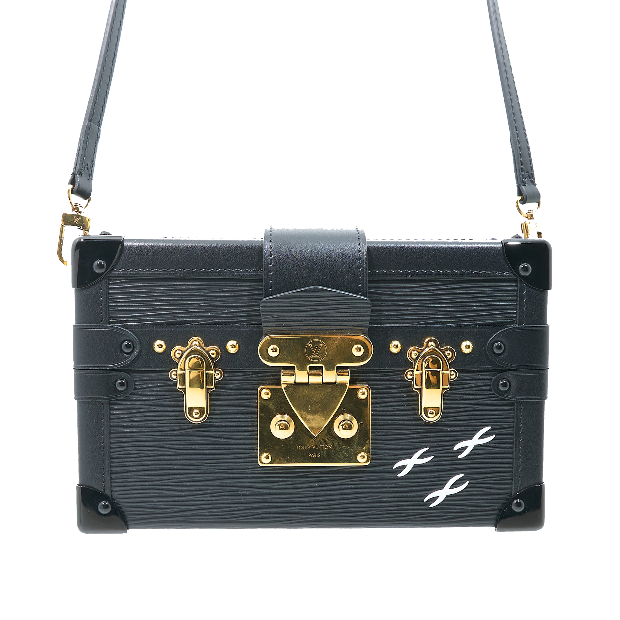 Louis Vuitton Petite Malle Black Trunk