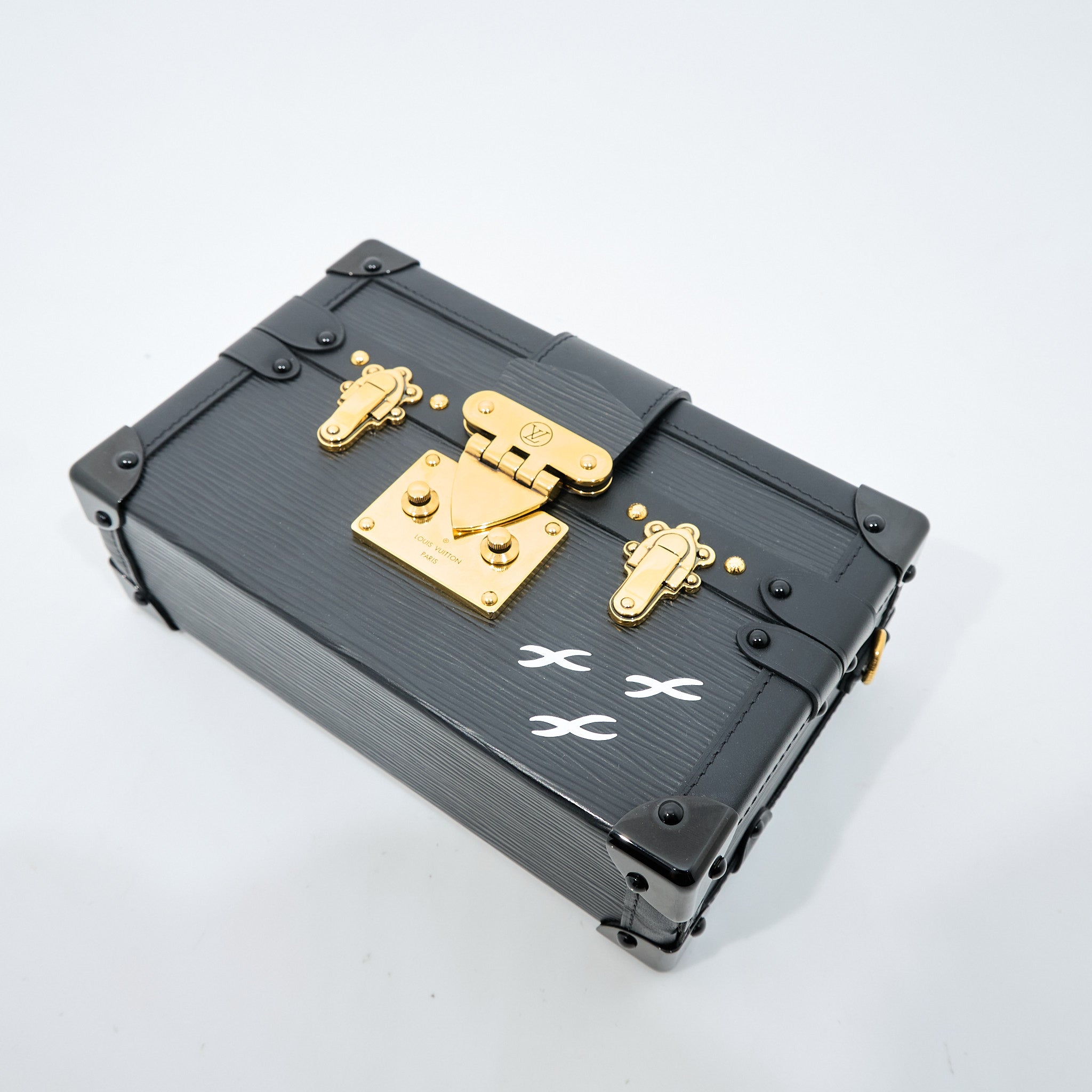 Louis Vuitton Petite Malle Black Trunk