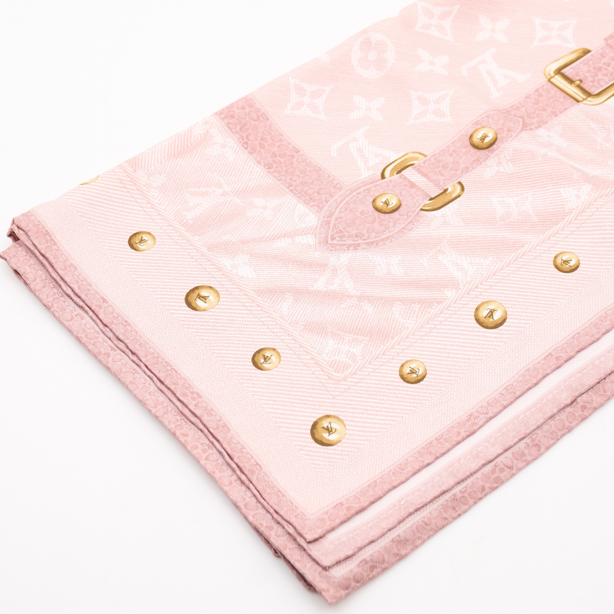 Louis Vuitton Silk Scarf Rose Pink