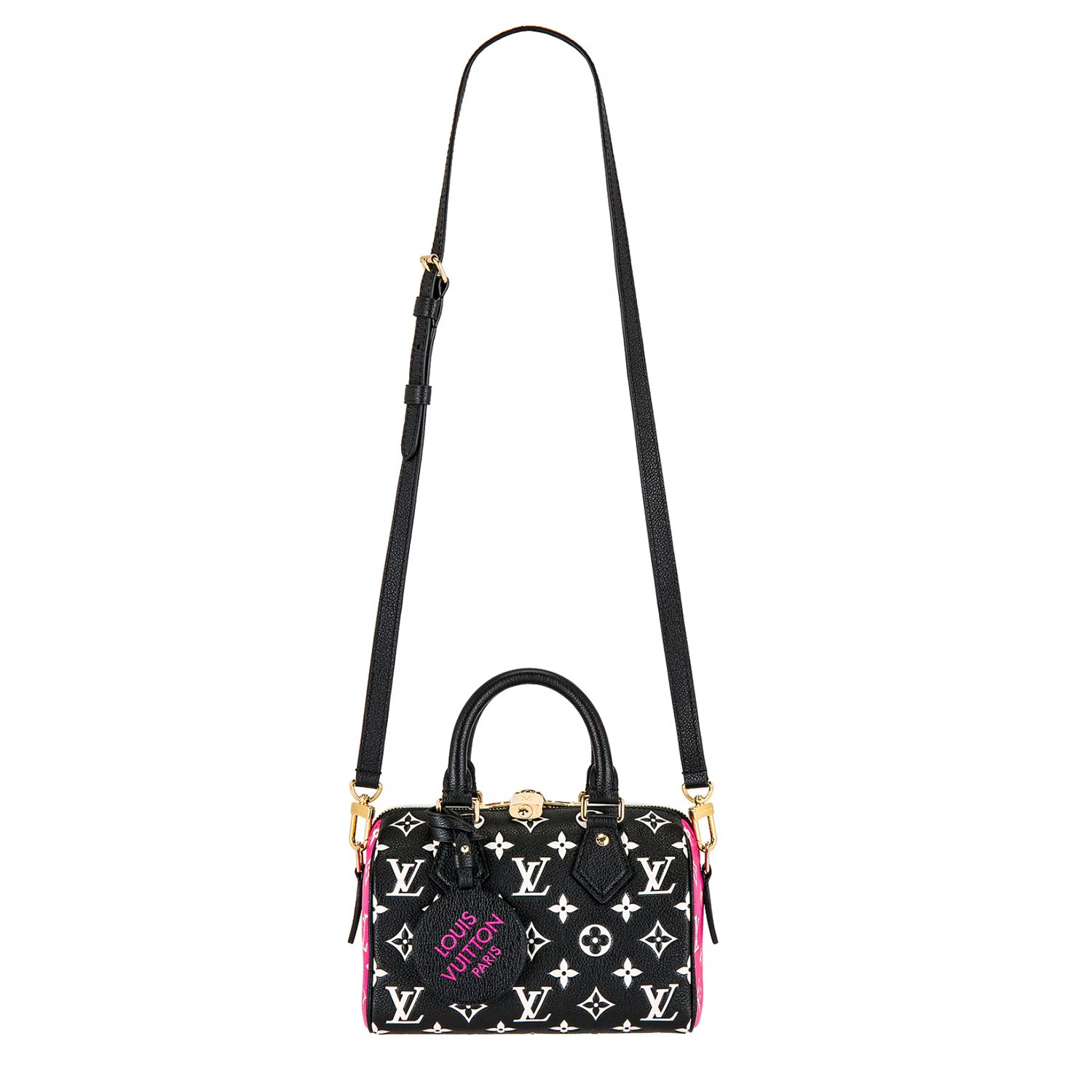Spring in the City Speedy Bandouliere 20 Black White Pink
