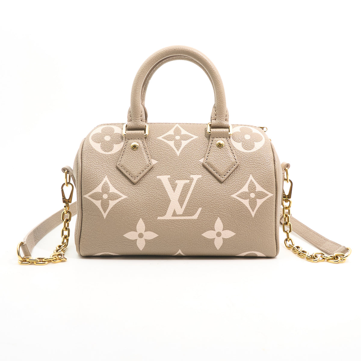 Louis Vuitton Bandoulière Speedy 20 Bi-Colour Empreinte Bag