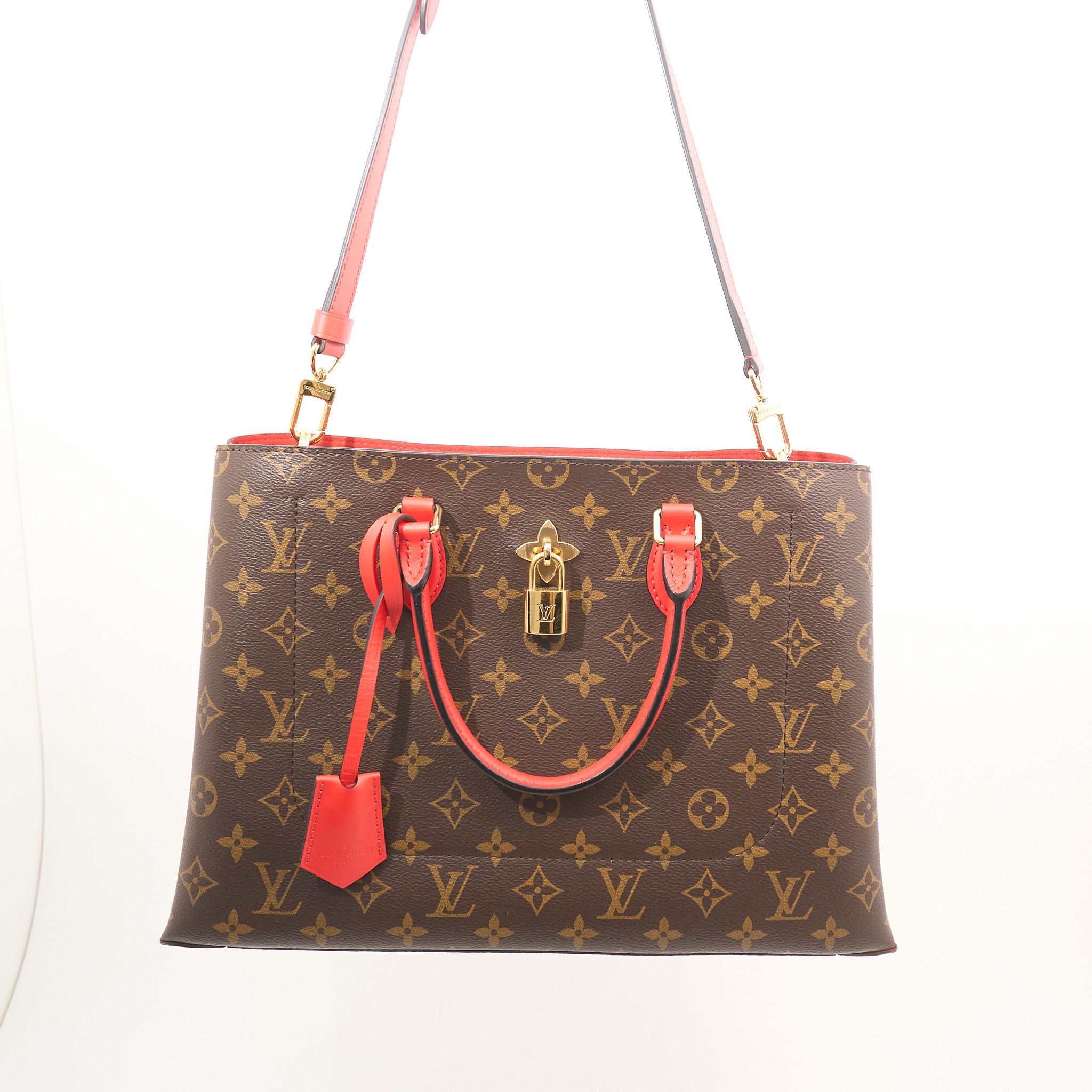 Louis Vuitton Coquelicot Monogram Canvas Flower Tote