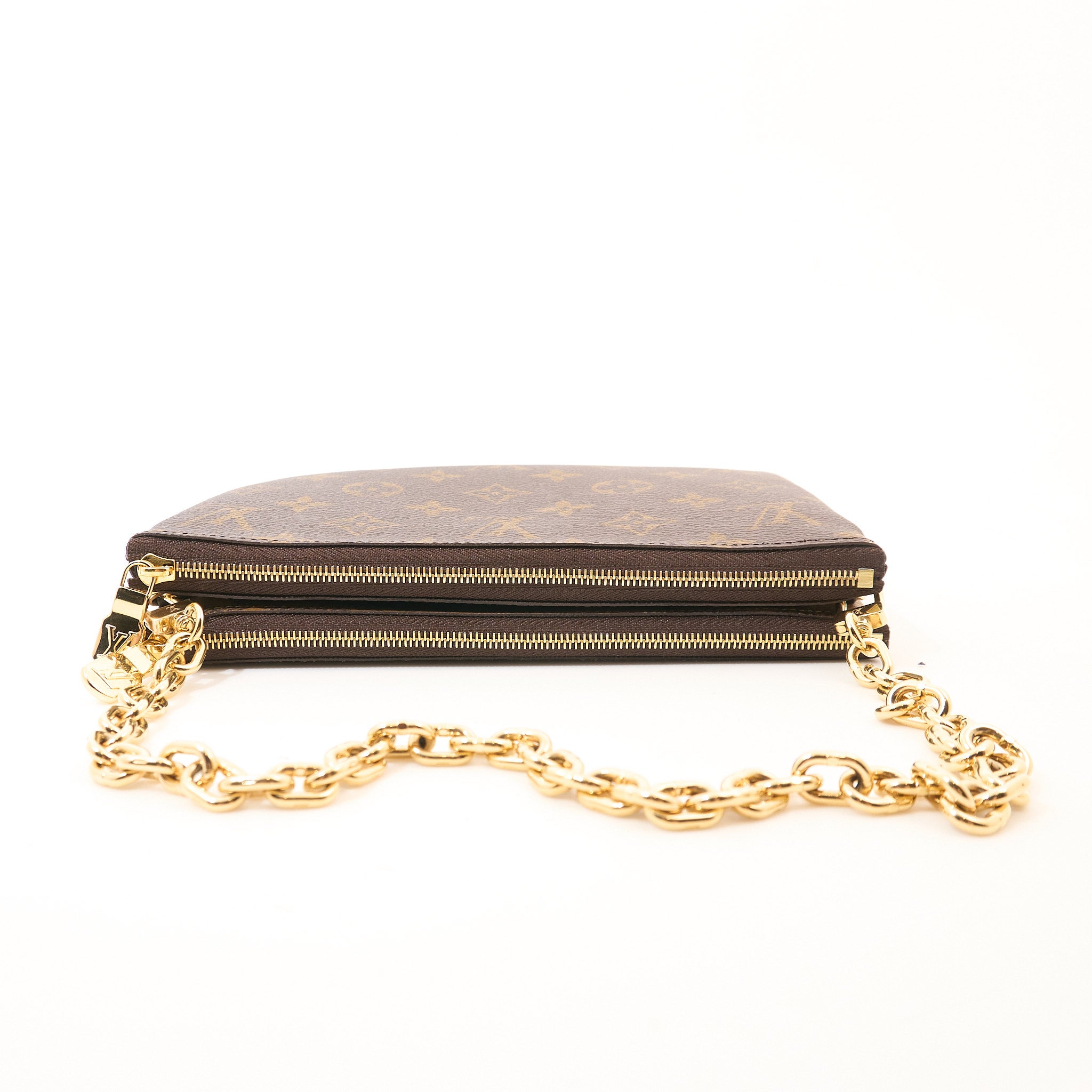 Louis Vuitton Double Zip Pochette Bag