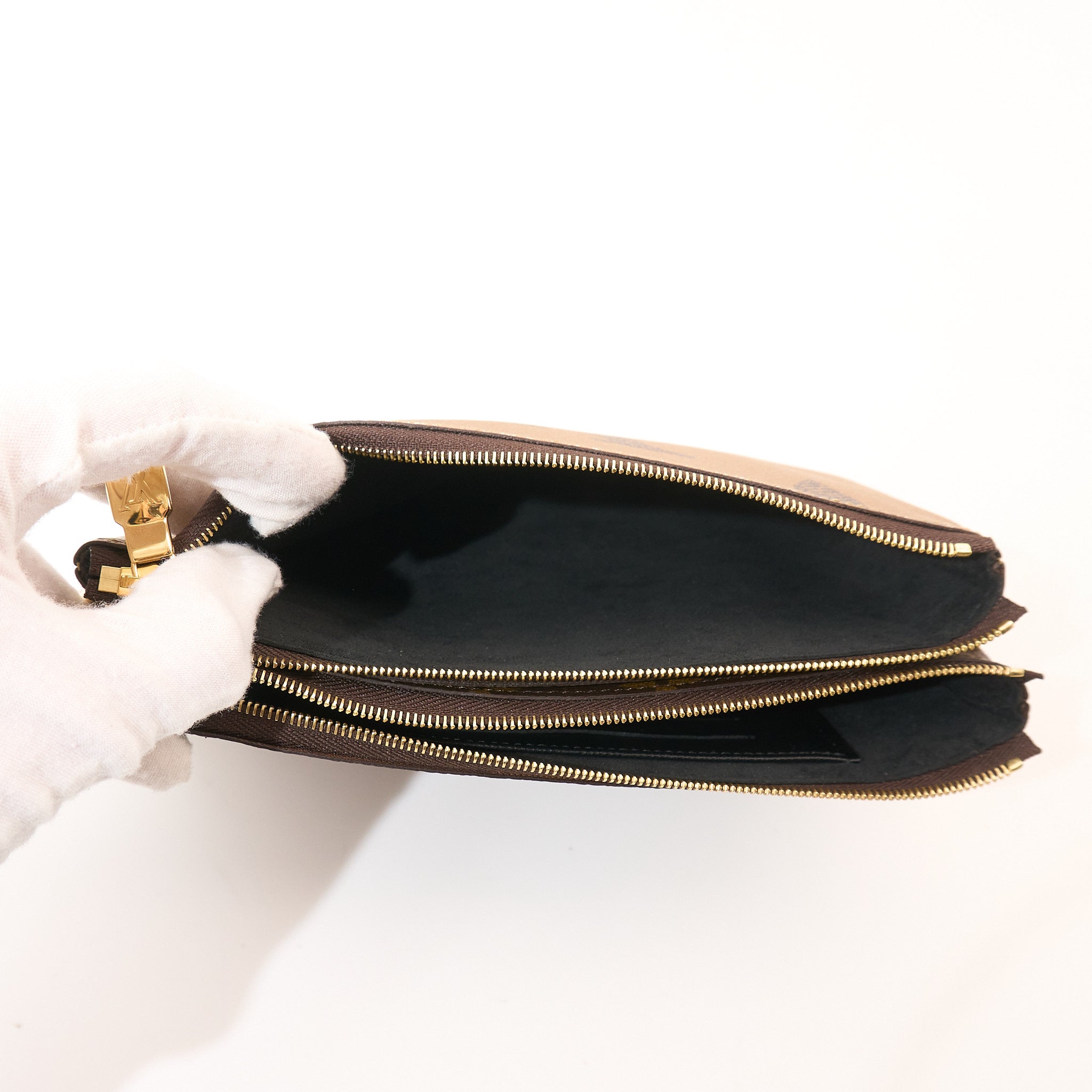 Louis Vuitton Double Zip Pochette Bag