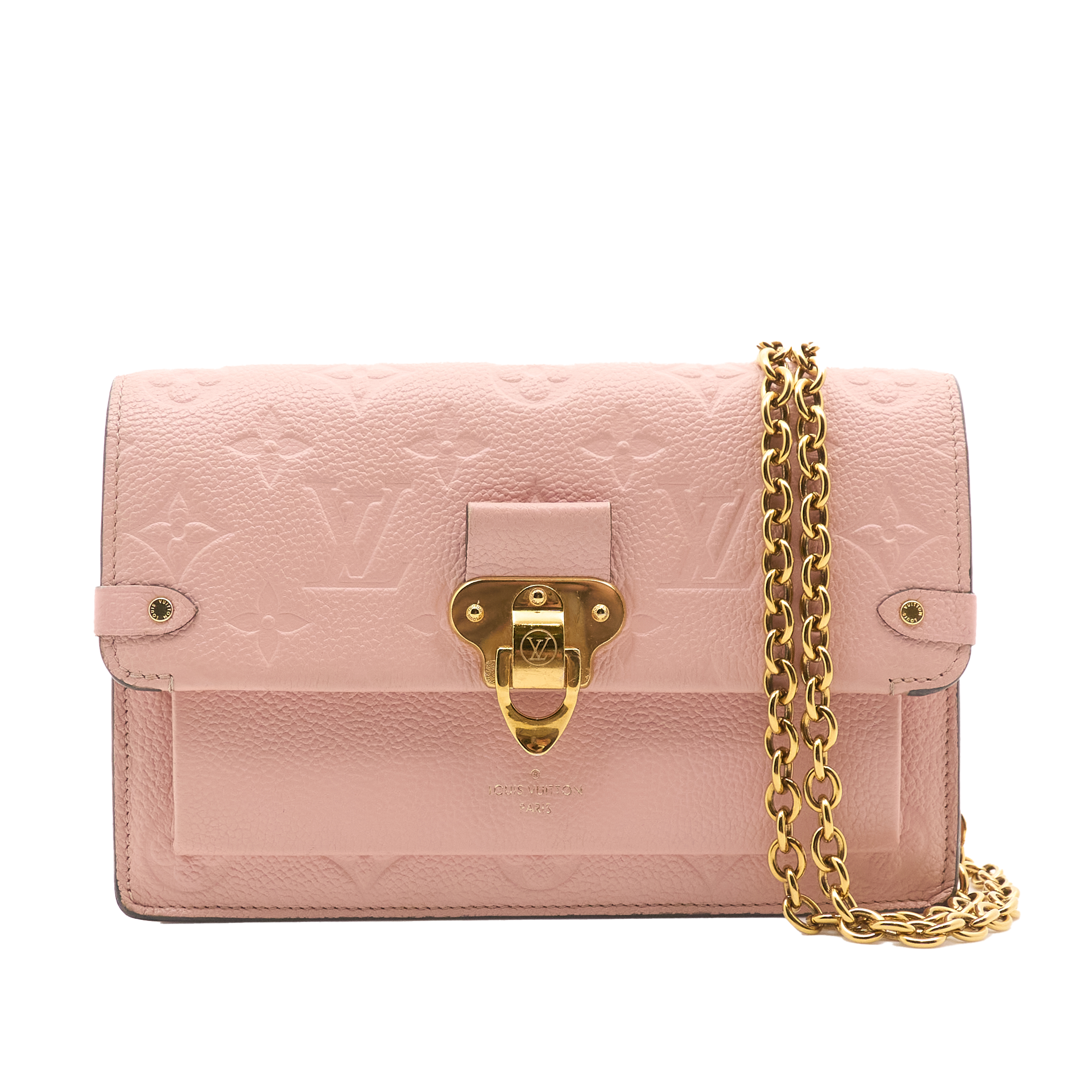Louis Vuitton Vavin Bag in Rose Monogram Empreinte Leather