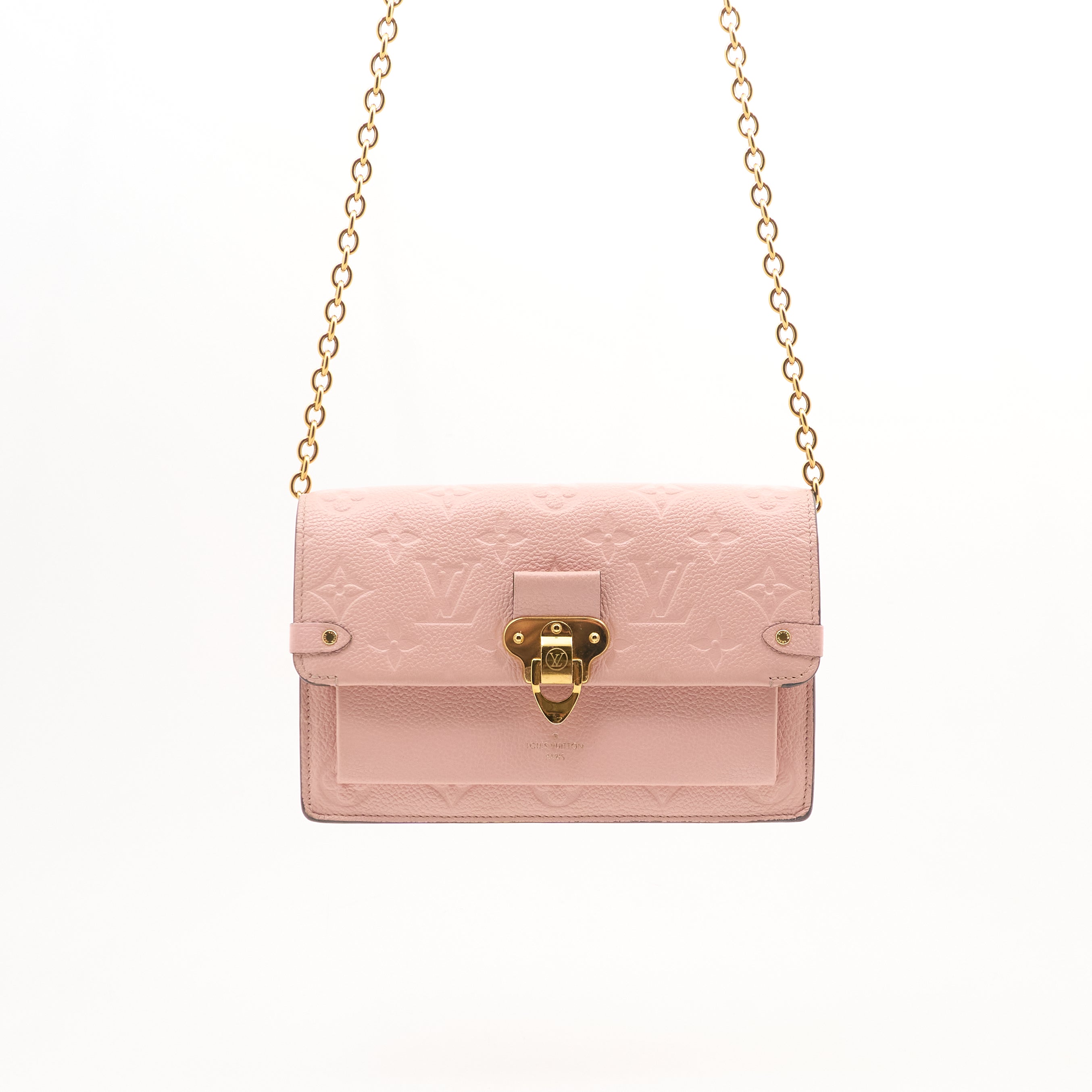 Louis Vuitton Vavin Bag in Rose Monogram Empreinte Leather