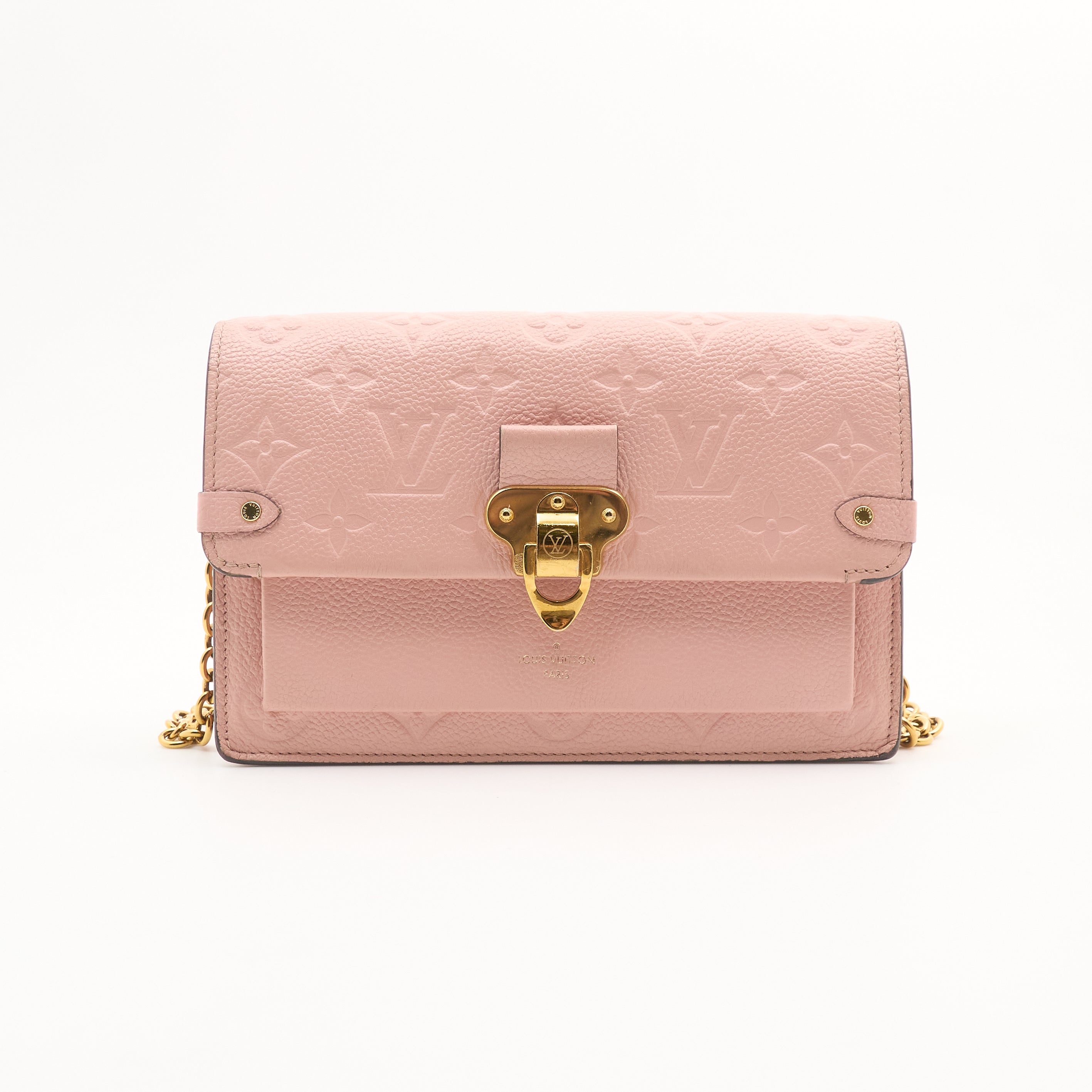 Louis Vuitton Vavin Bag in Rose Monogram Empreinte Leather
