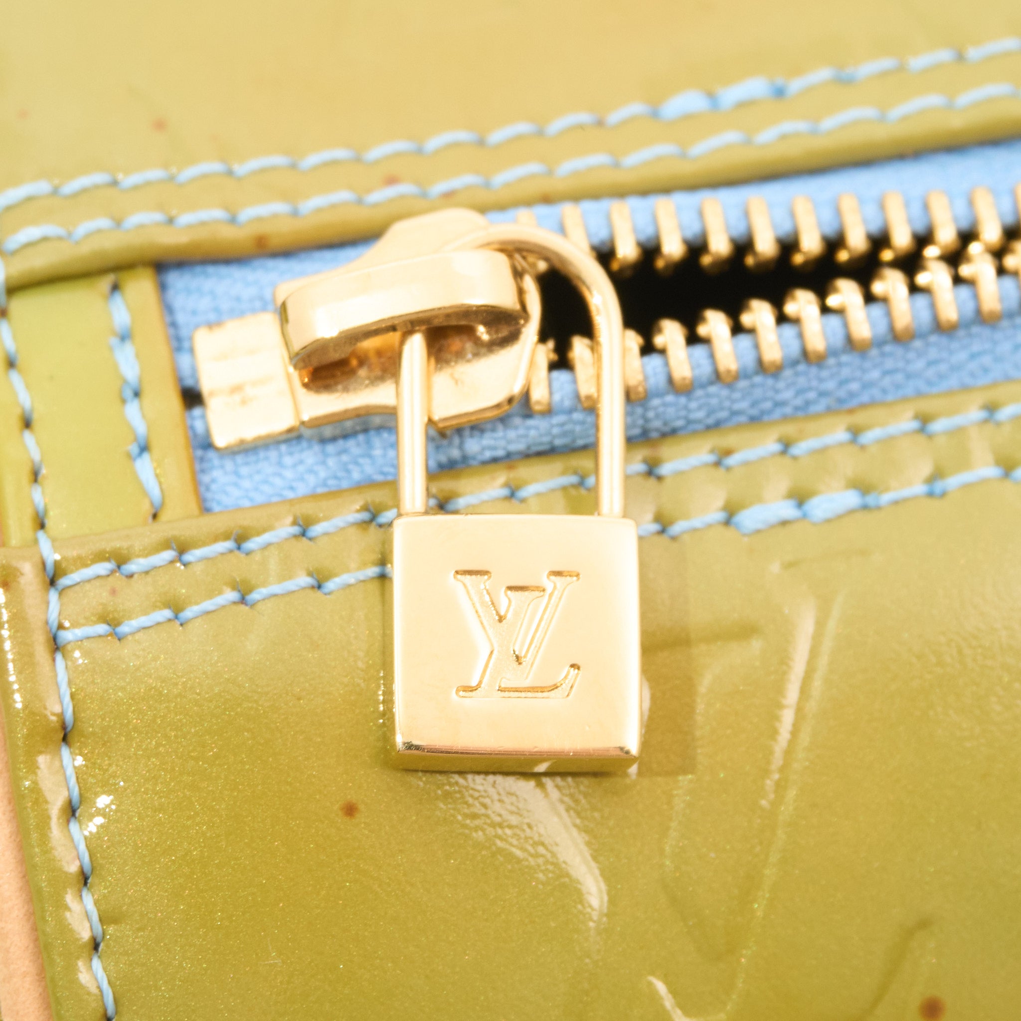 Louis Vuitton Vernis Papillon Green and Blue