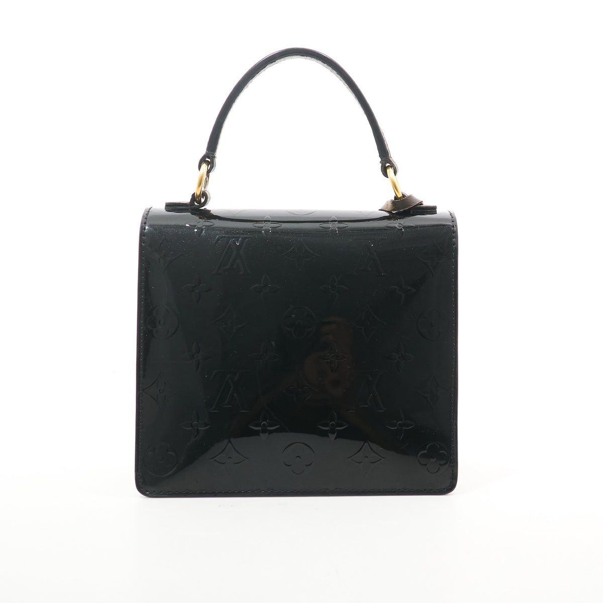 Louis Vuitton Black Vernis Spring Street Bag