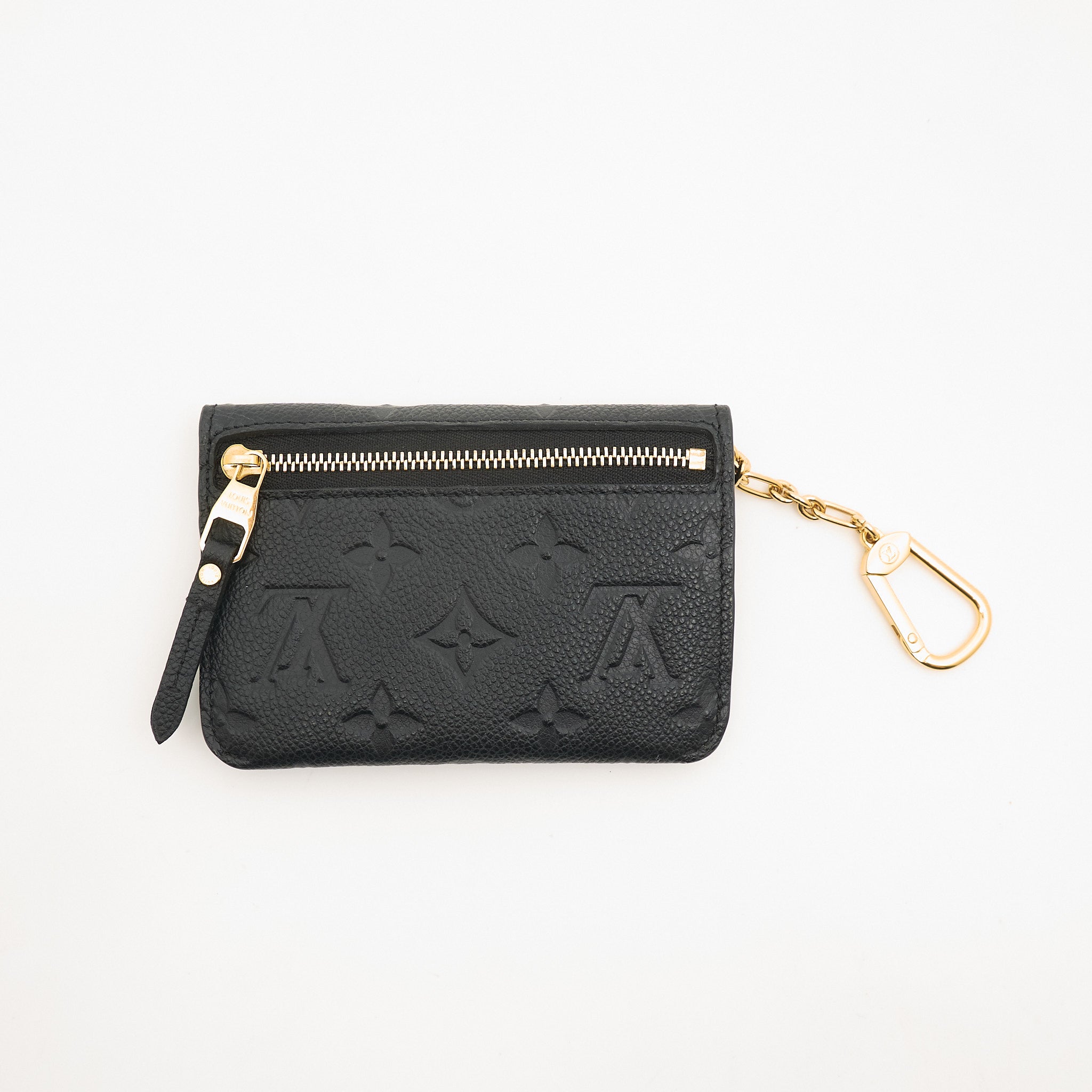 Louis Vuitton Black Monogram Coin Key Chain