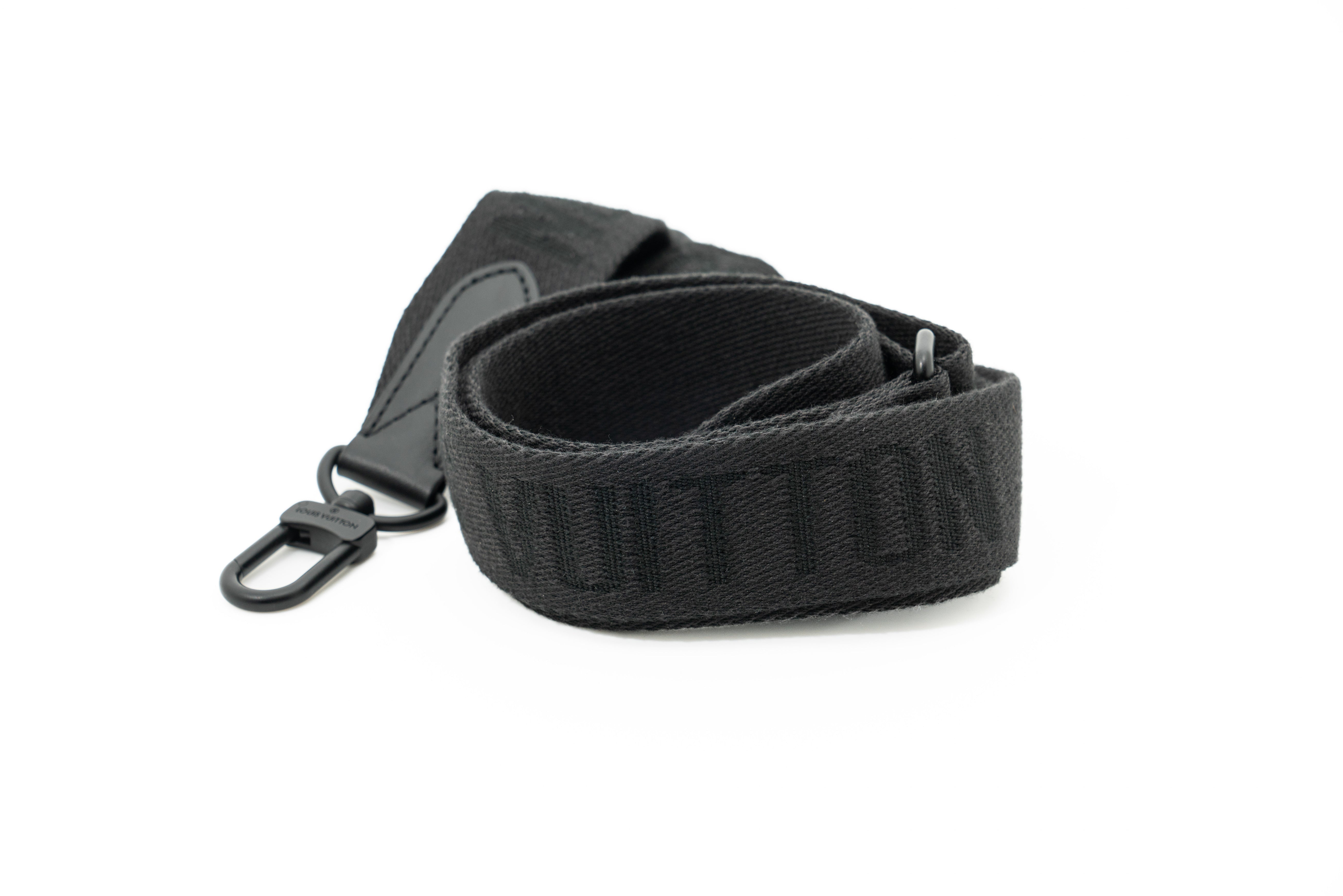 Louis Vuitton X YK Monogram Eclipse Keepall Bandouliere 25 in Black Silver