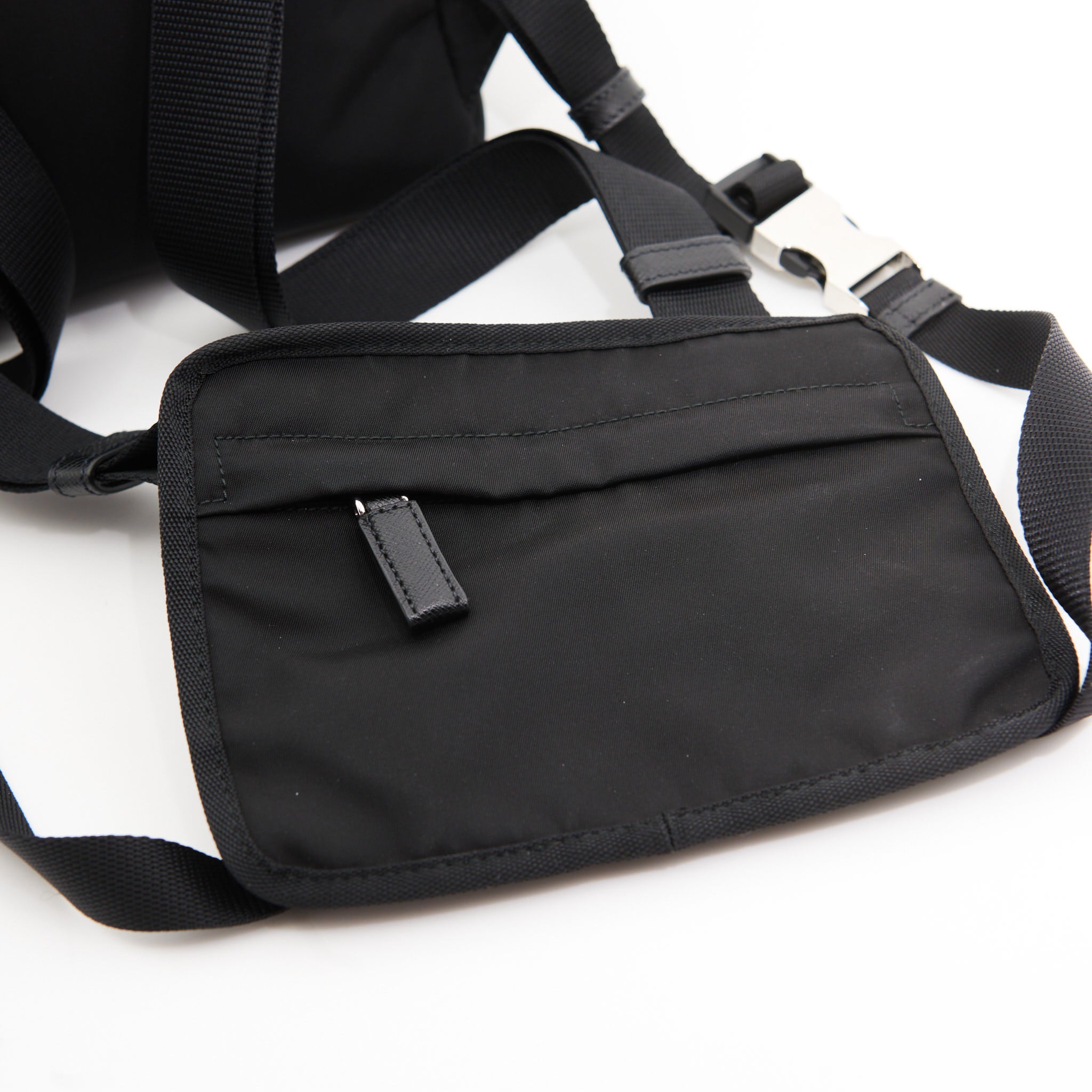 Prada Nylon Harness Bag in Black
