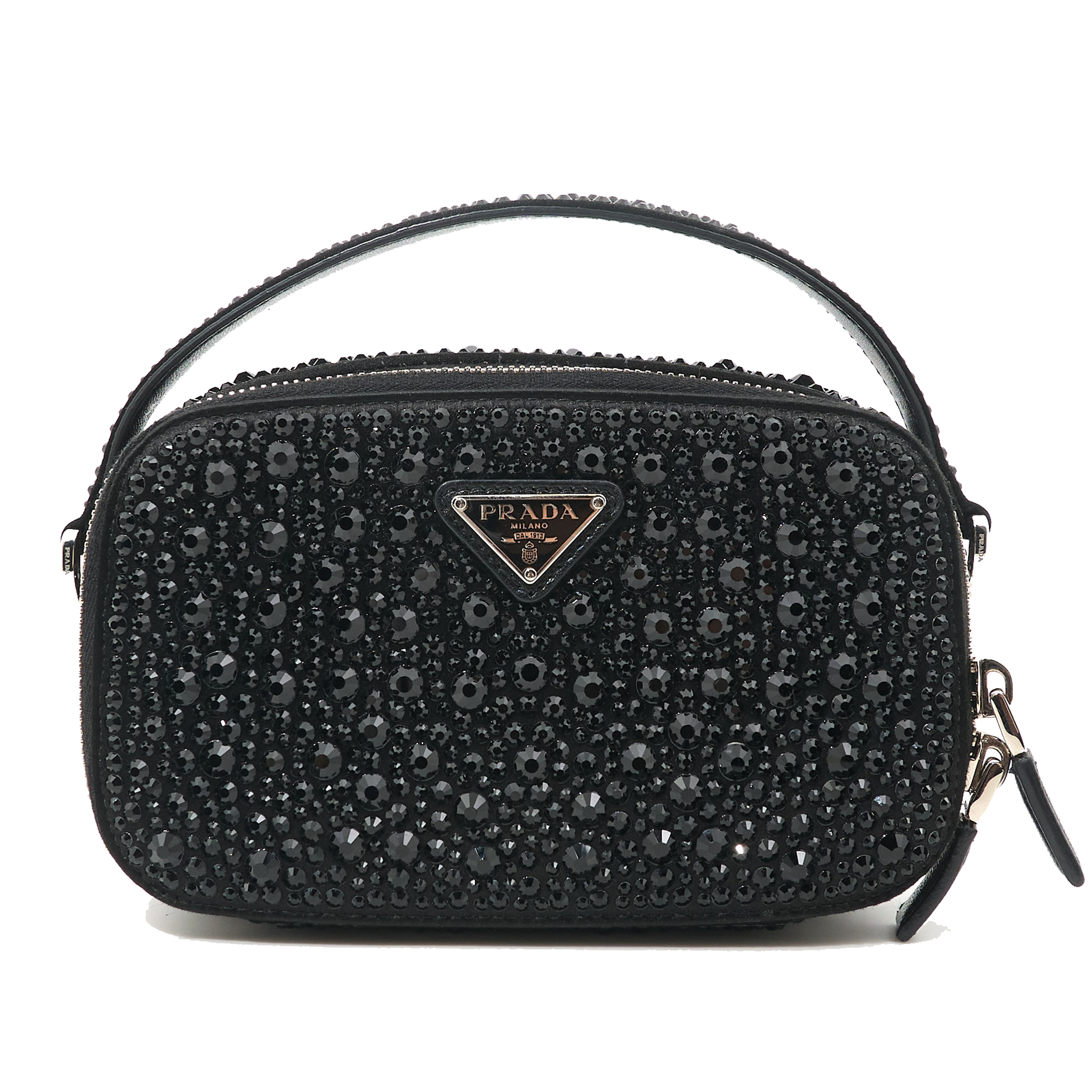 Prada Odette Crystal Black Bag