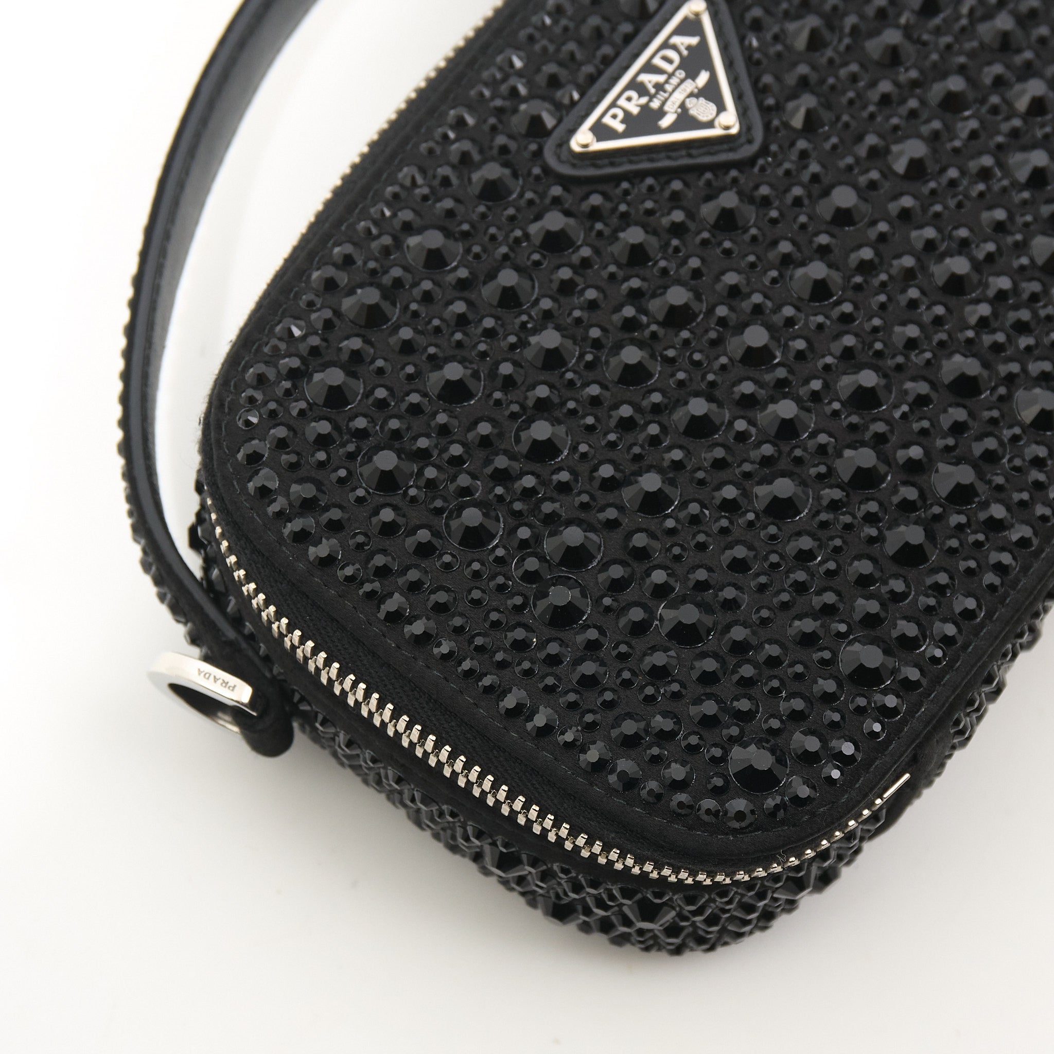 Prada Odette Crystal Black Bag