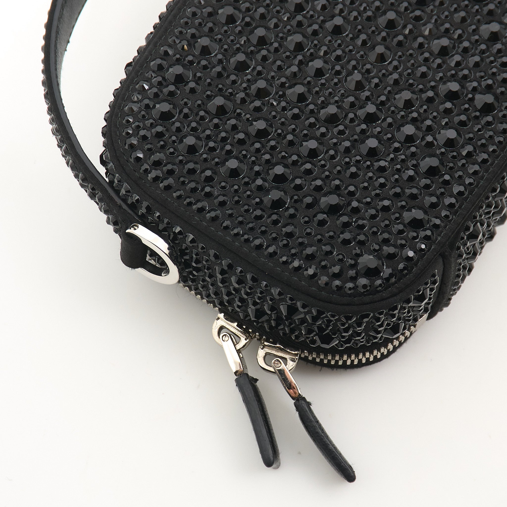 Prada Odette Crystal Black Bag