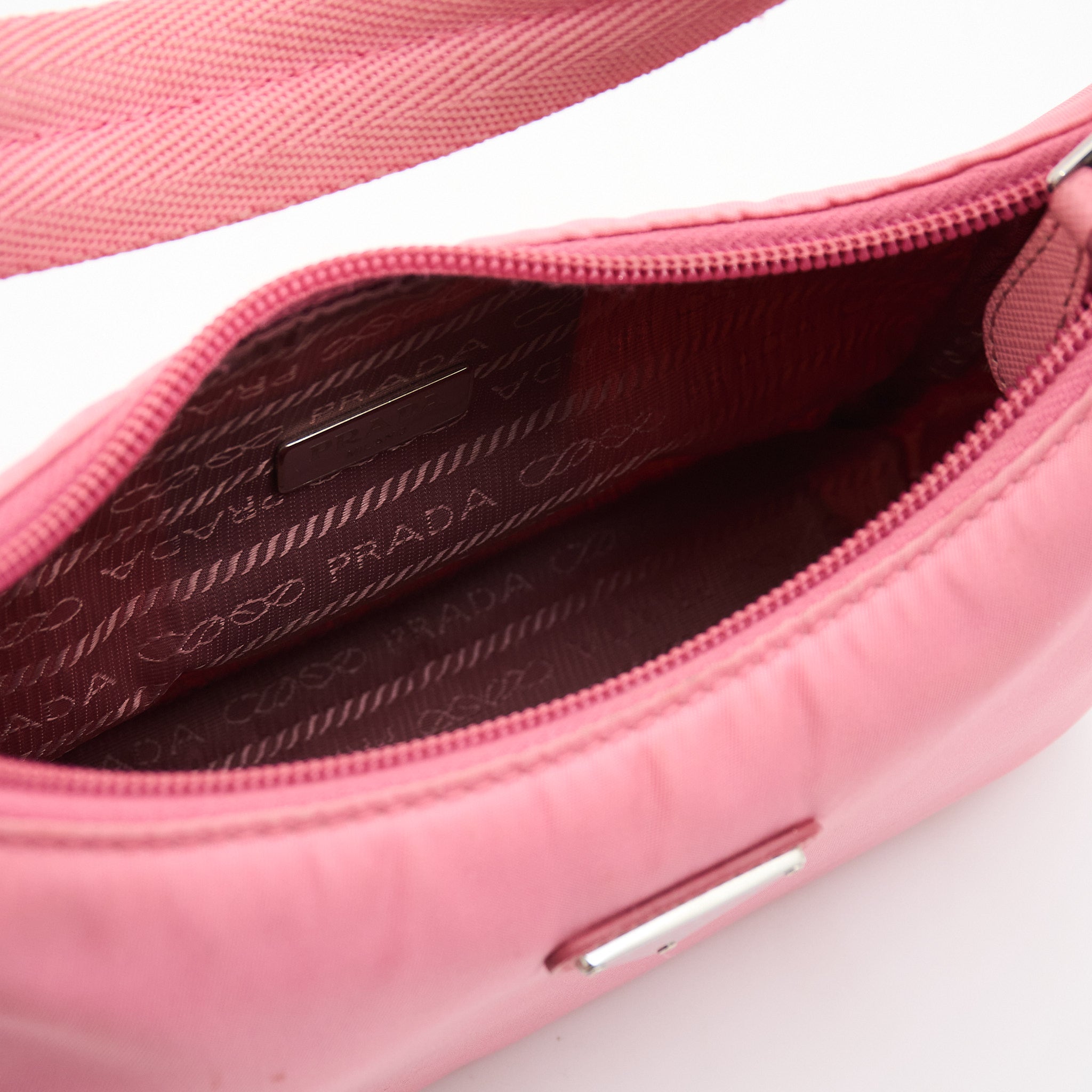 Prada Pink Nylon Re-Edition 2000 Bag
