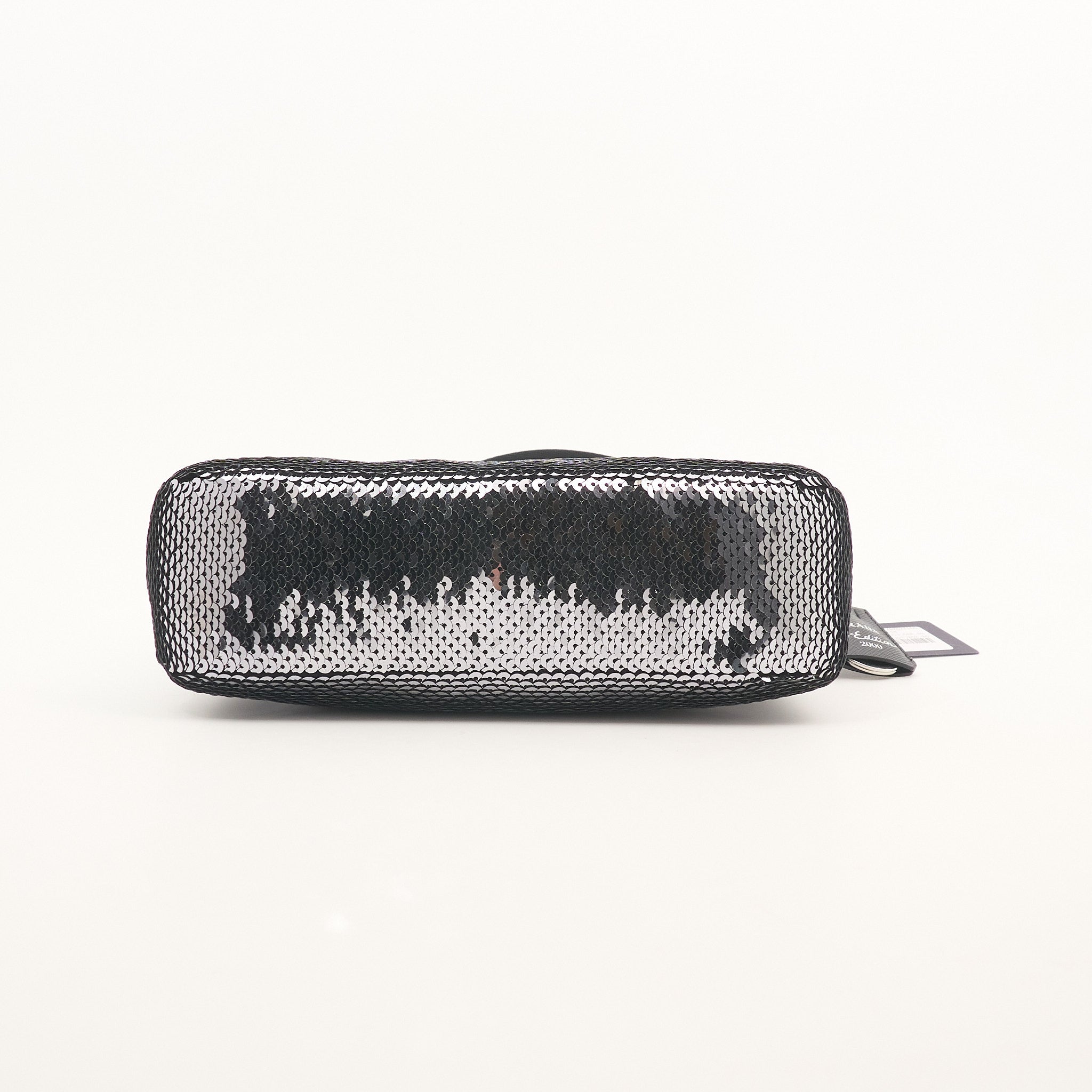 Prada Re-Edition 2000 Silver Sequin Shoulder Bag
