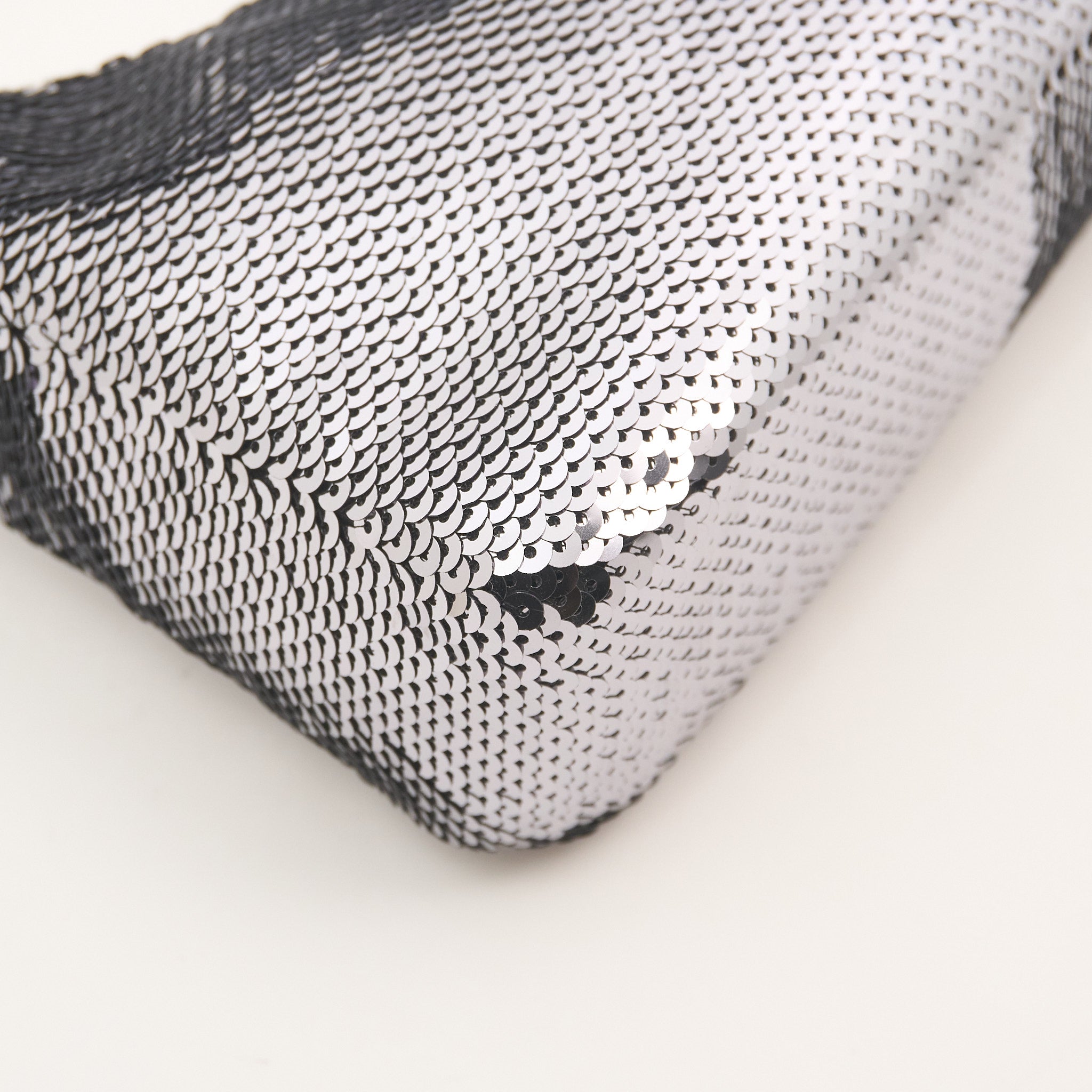 Prada Re-Edition 2000 Silver Sequin Shoulder Bag