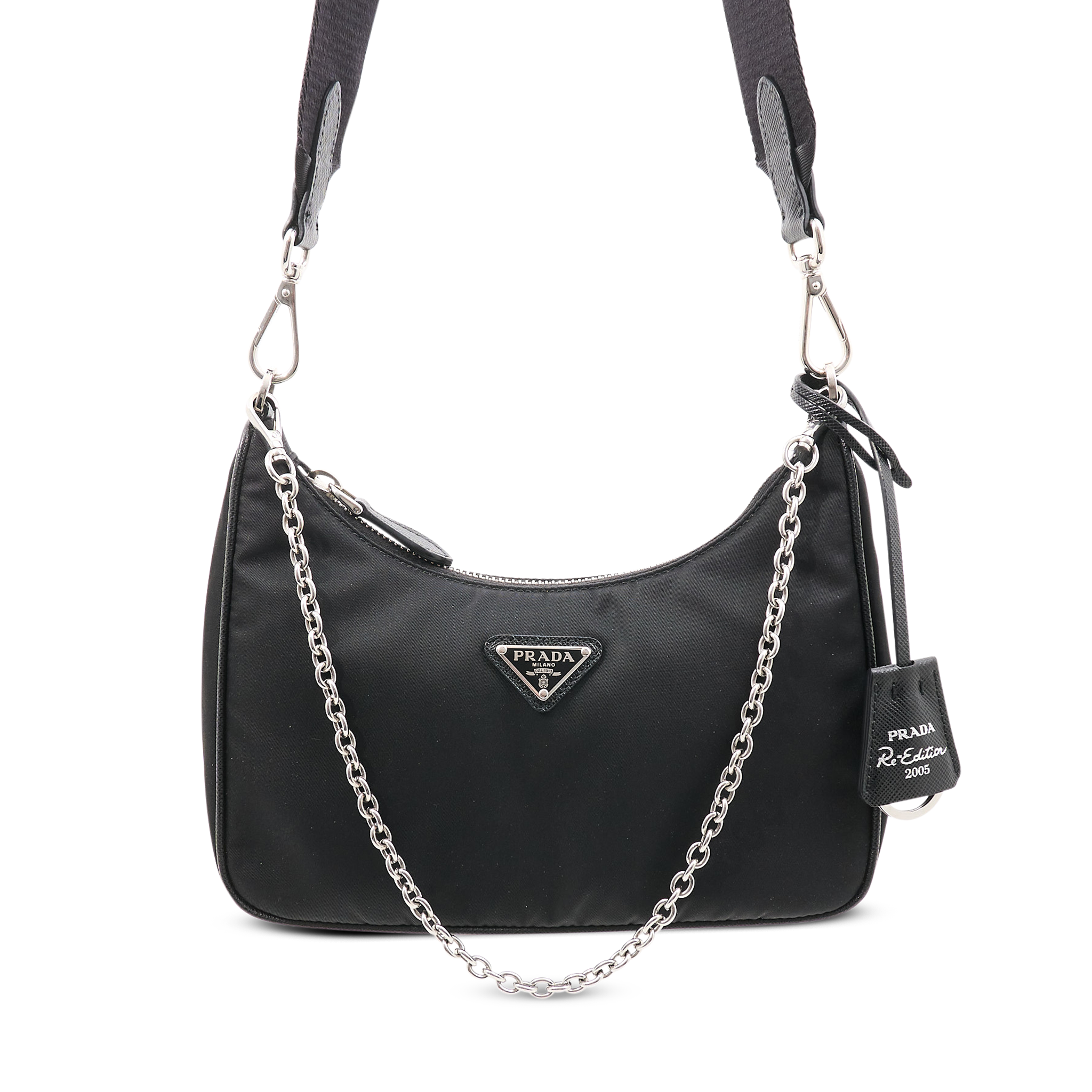 Prada Re-Edition 2005 Re-Nylon Black Shoulder Bag