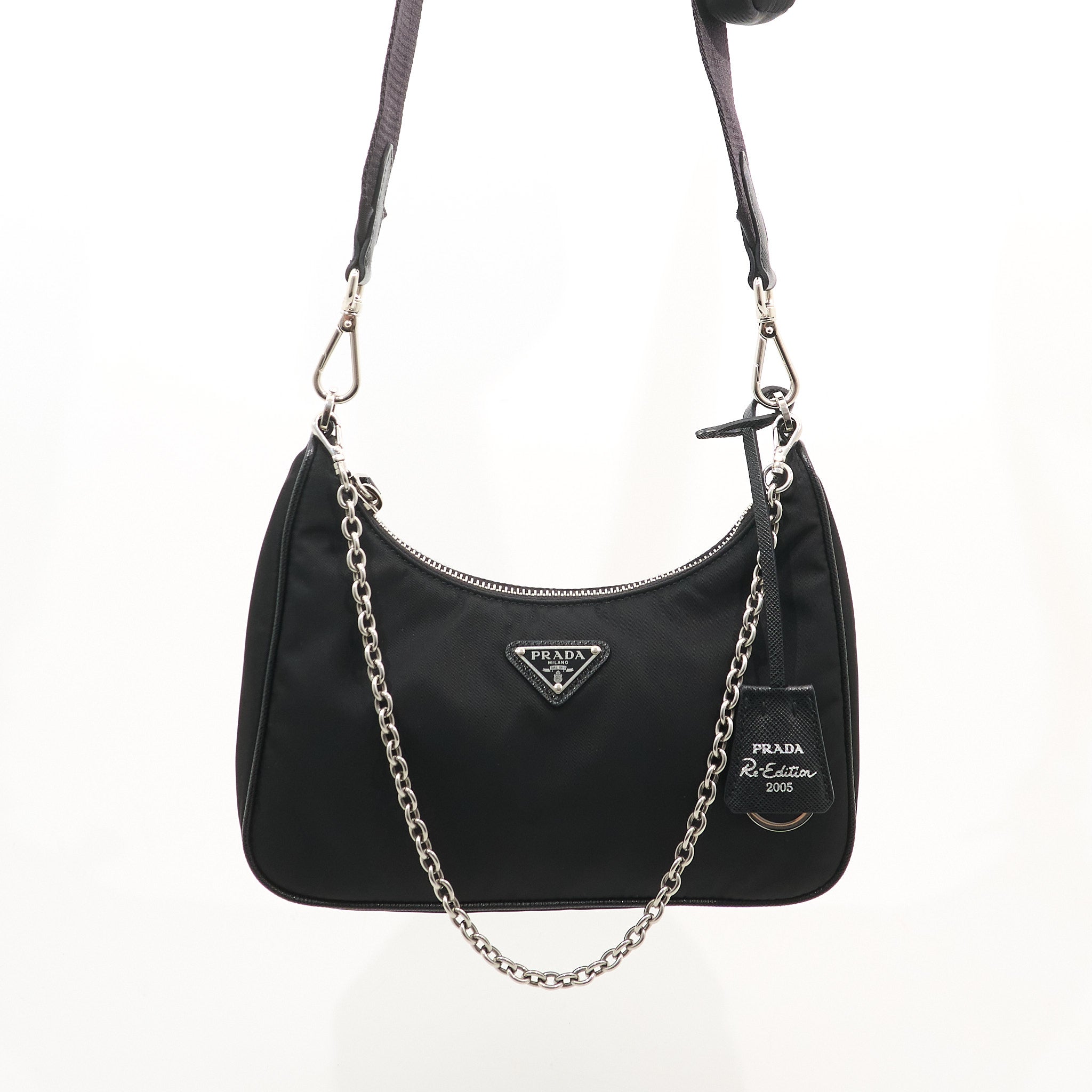 Prada Re-Edition 2005 Nylon Black Shoulder Bag
