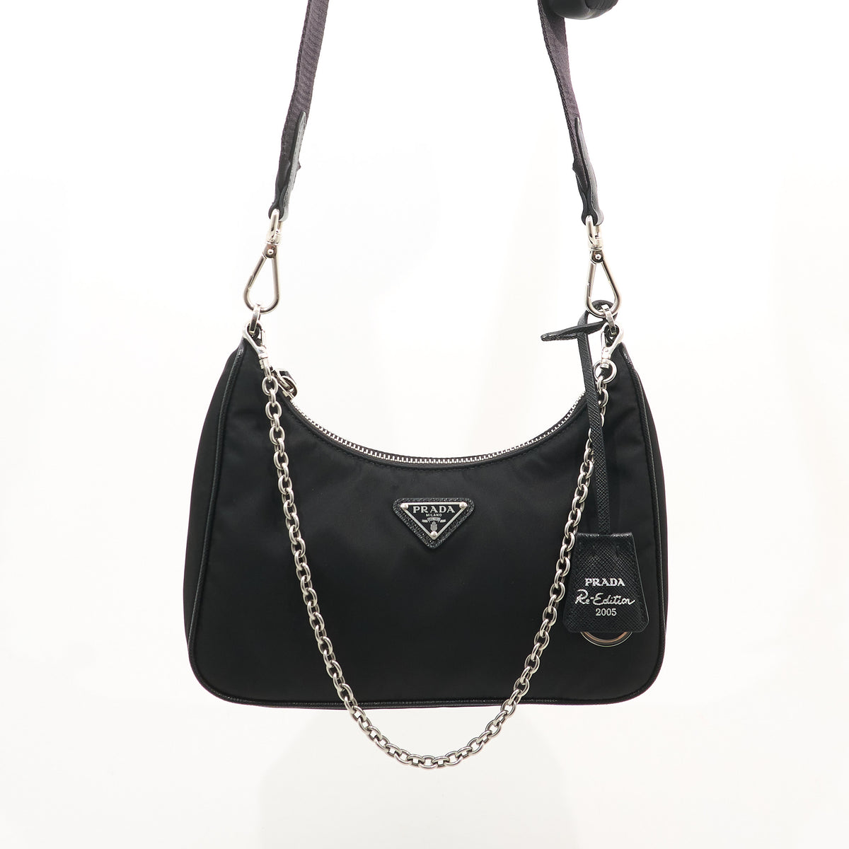 Prada Re-Edition 2005 Nylon Black Shoulder Bag
