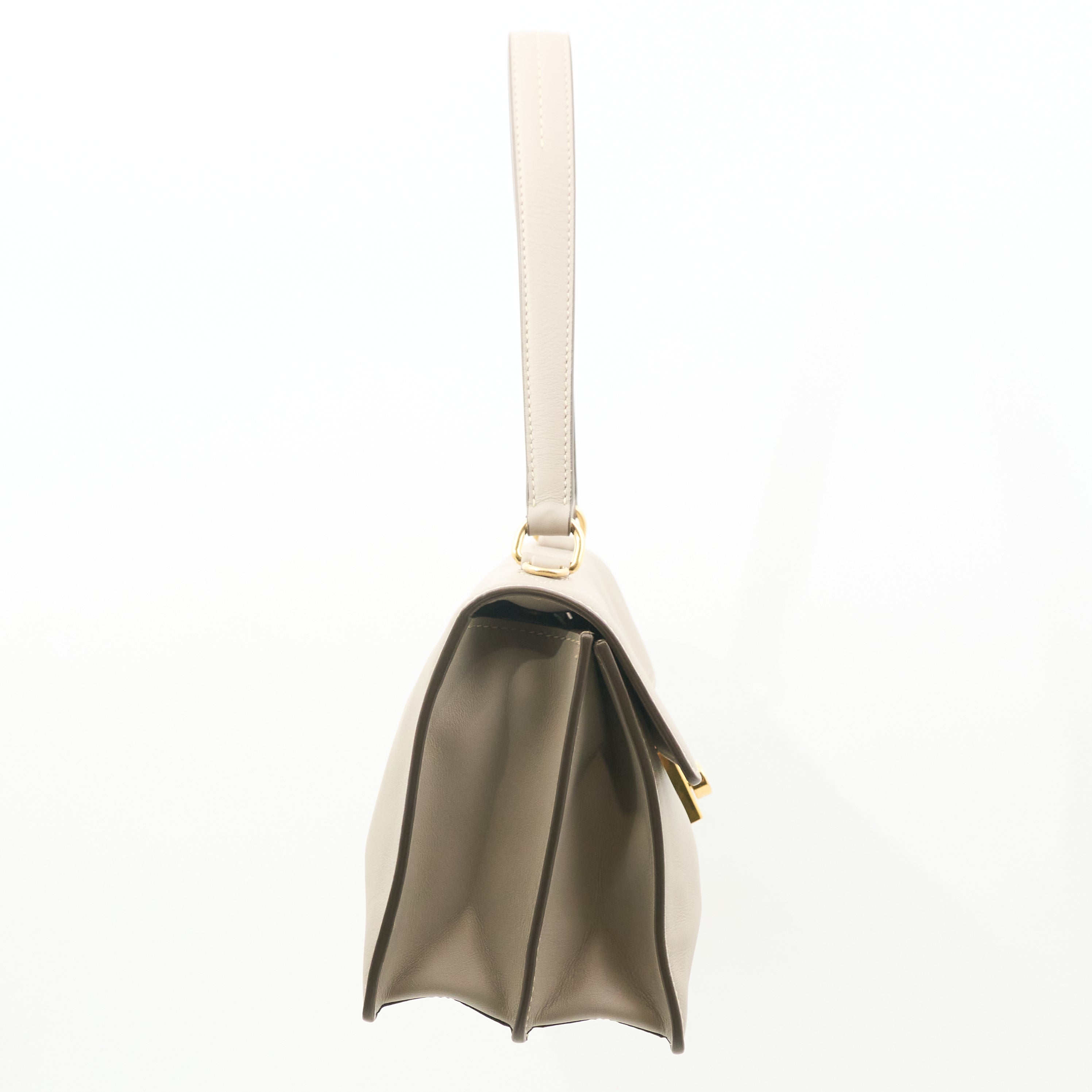 Prada Soft Sound Leather Shoulder Bag