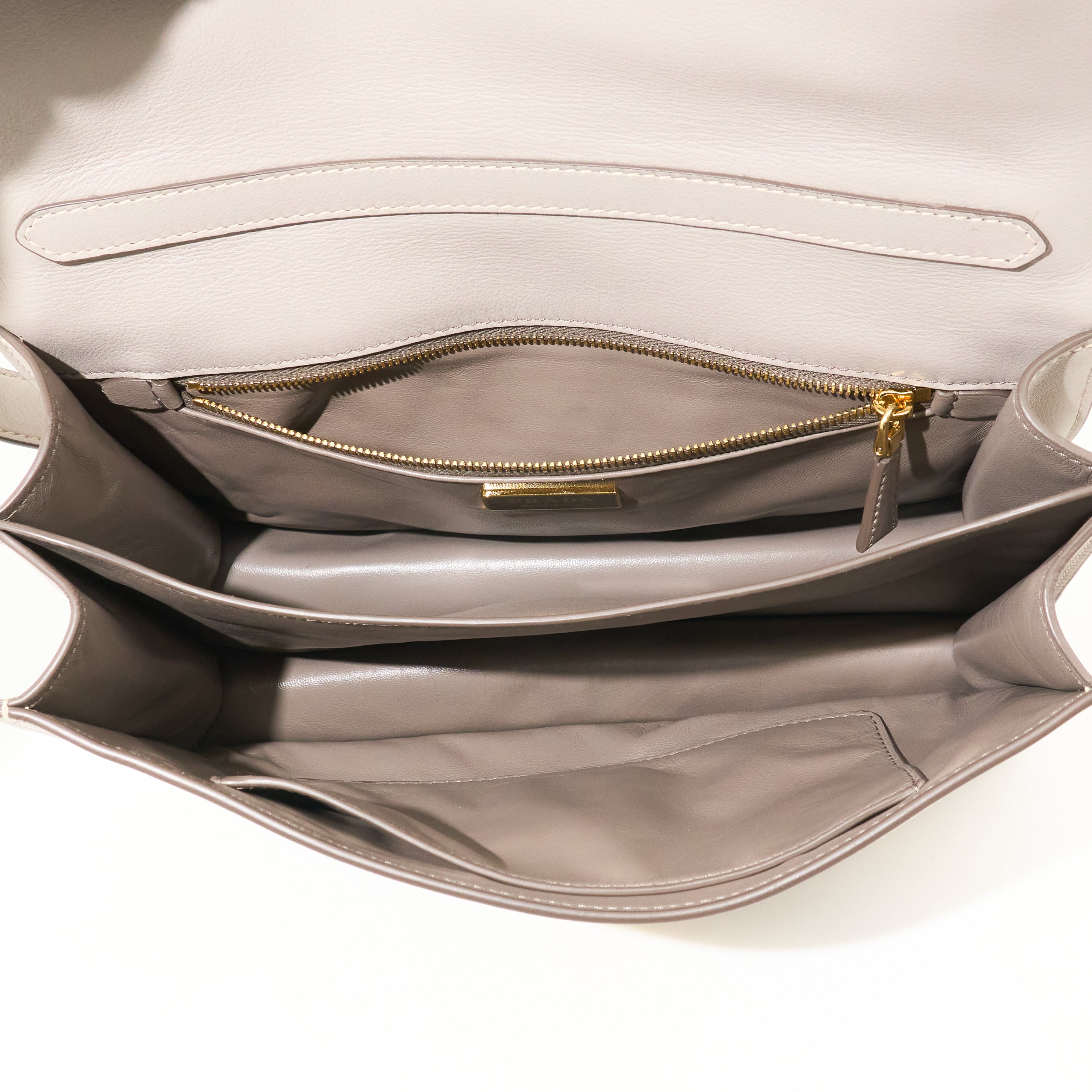 Prada Soft Sound Leather Shoulder Bag