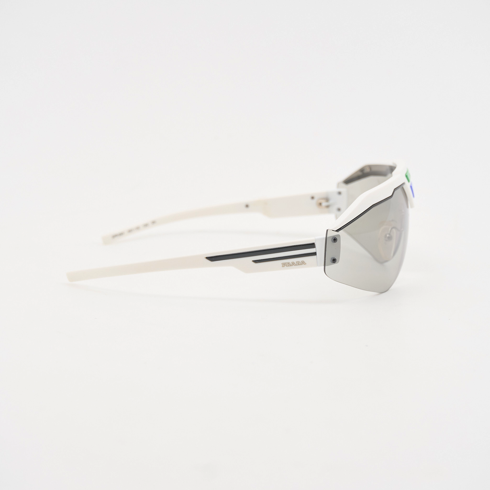 Prada White Shield Glasses