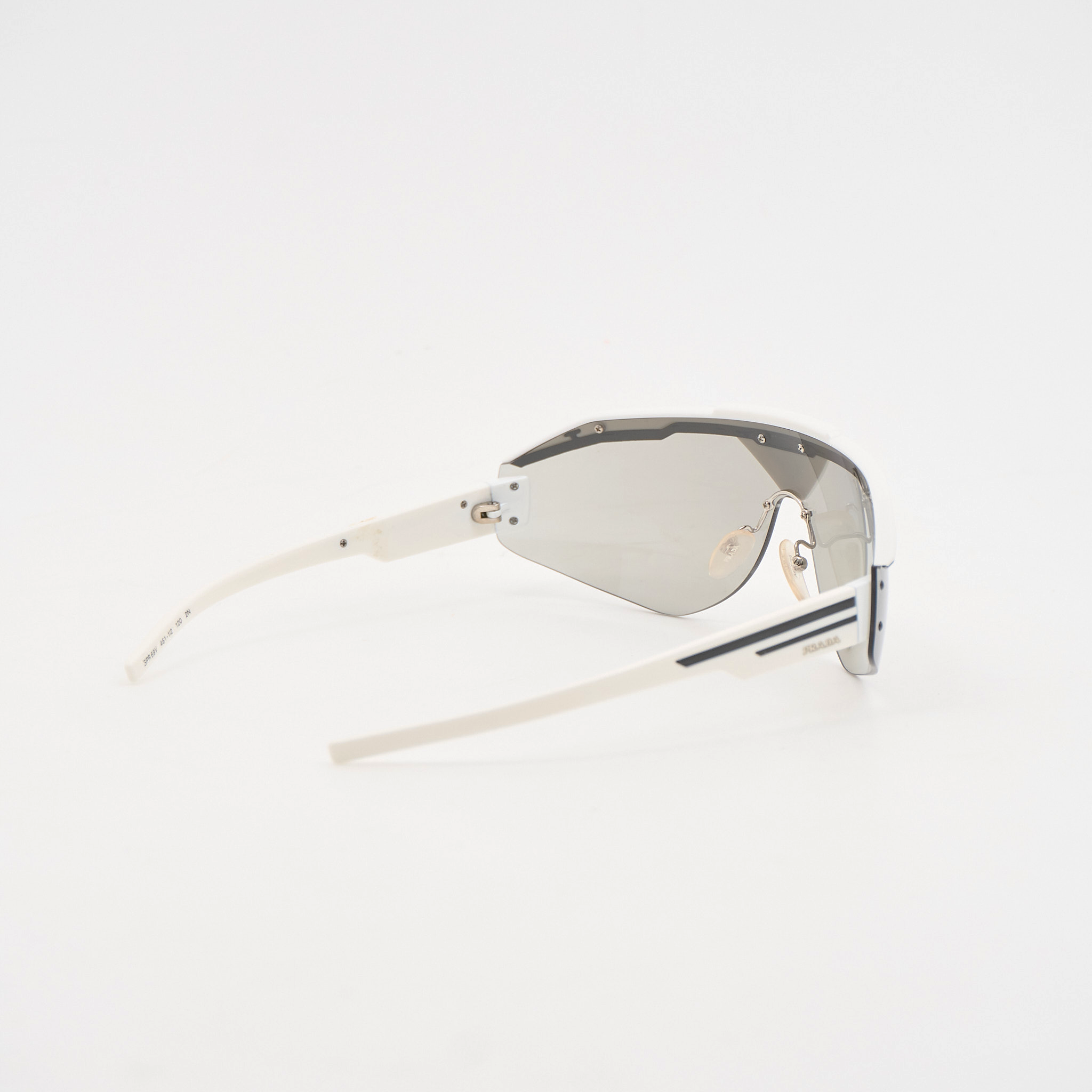 Prada White Shield Glasses