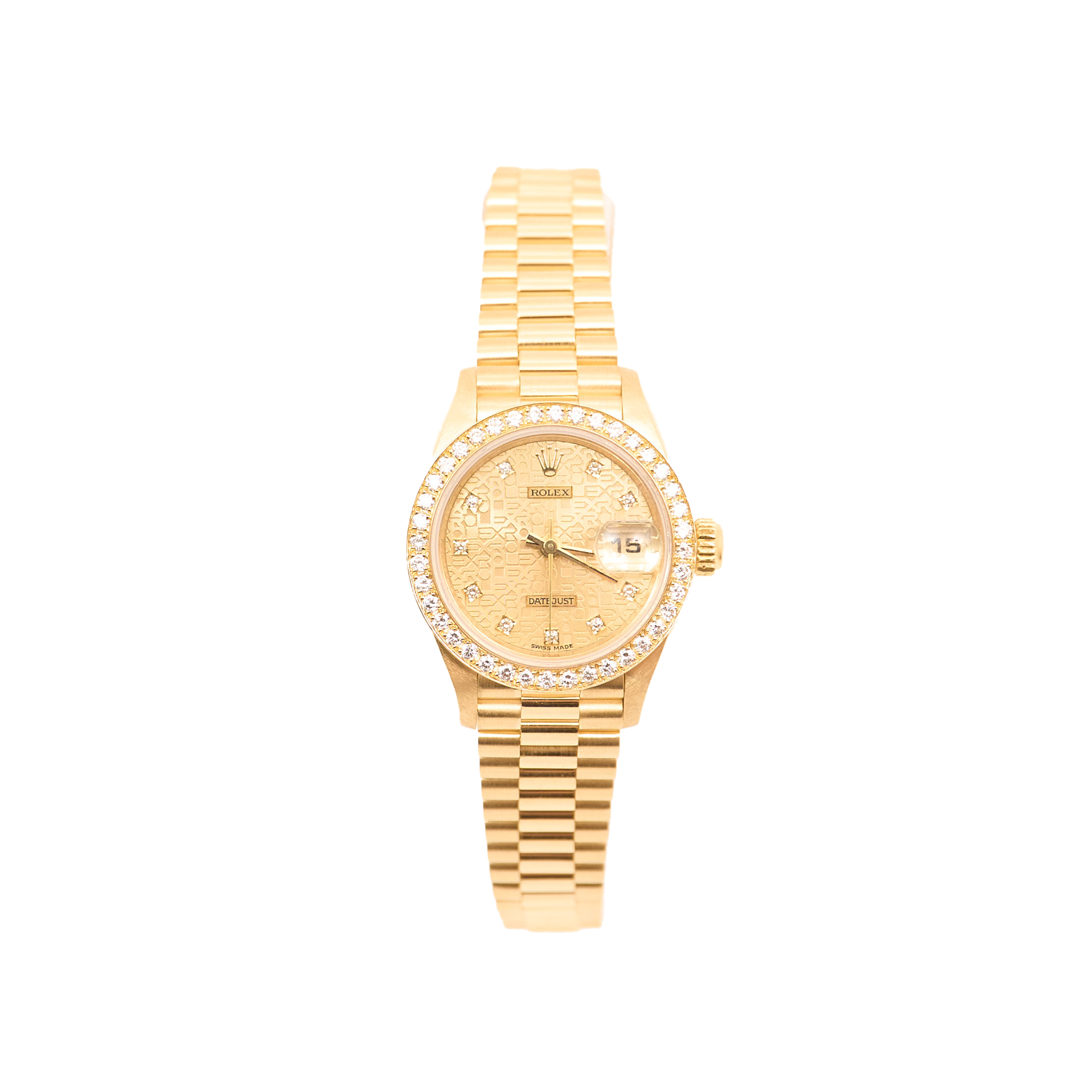 Rolex 69138 26mm Factory Diamond Bezel Full Set