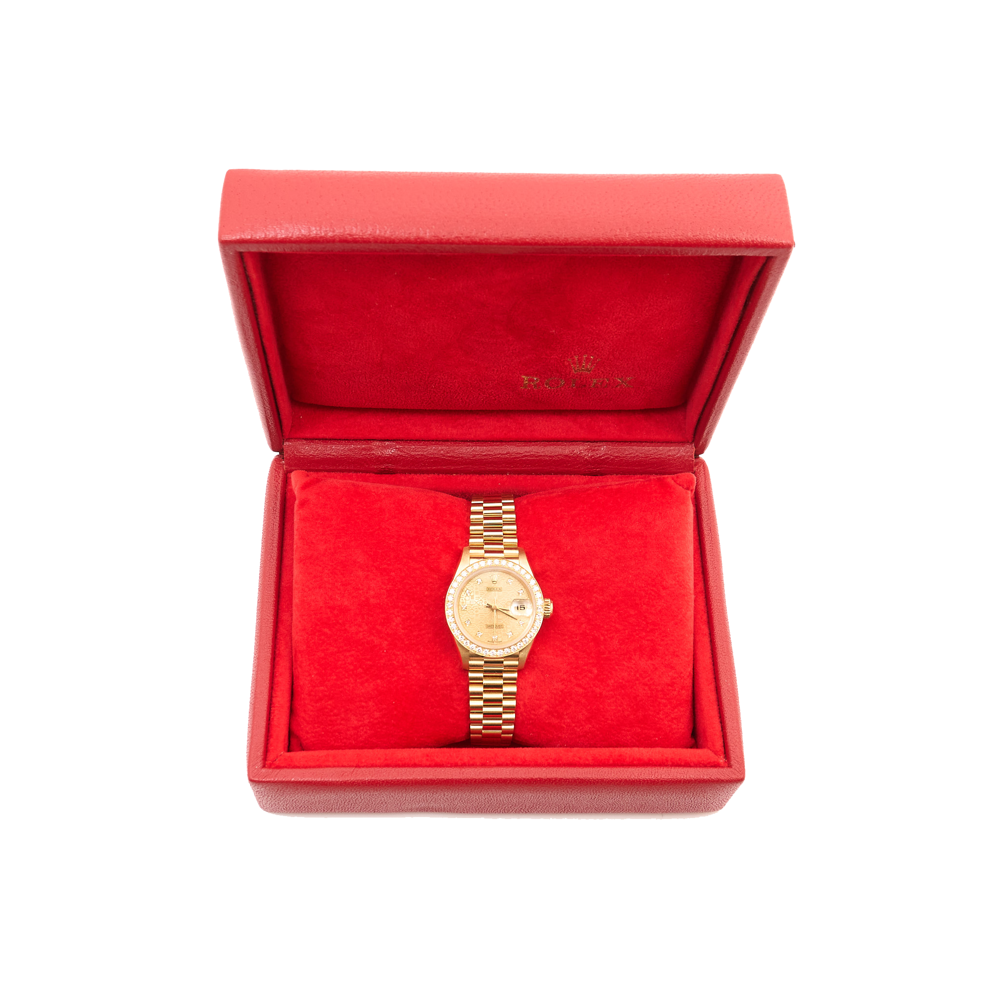 Rolex 69138 26mm Factory Diamond Bezel Full Set