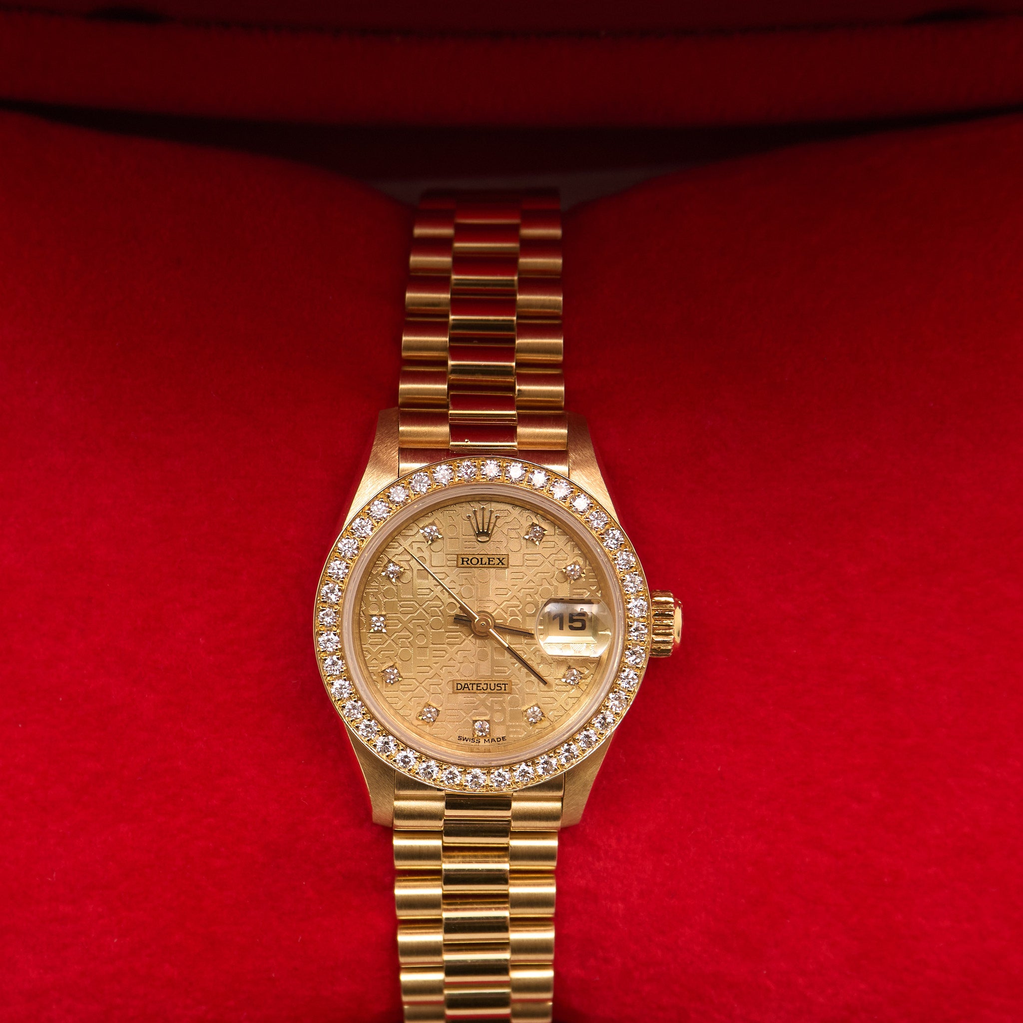 Rolex 69138 26mm Factory Diamond Bezel Full Set