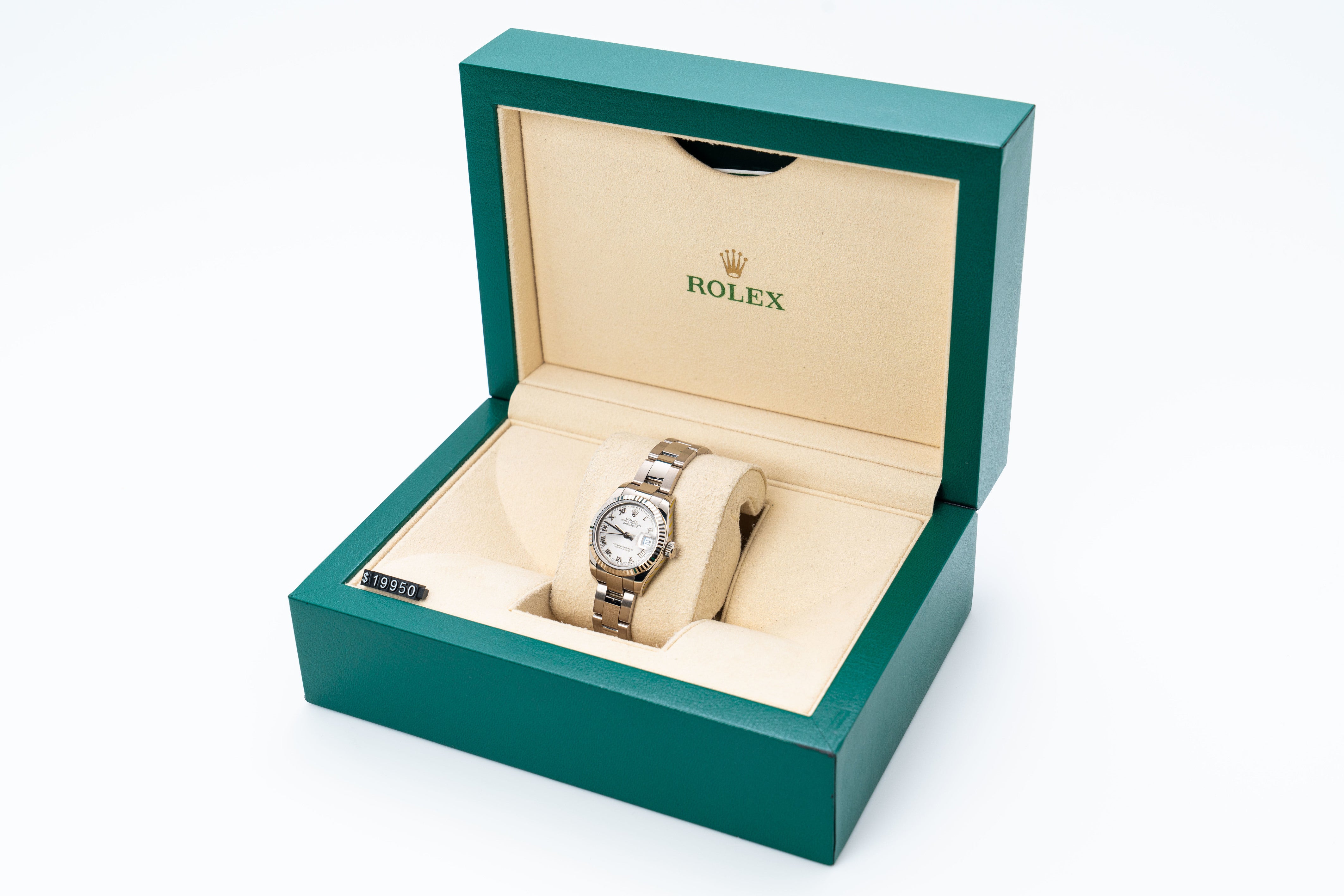 Rolex Datejust 26 White Gold Silver - 179179