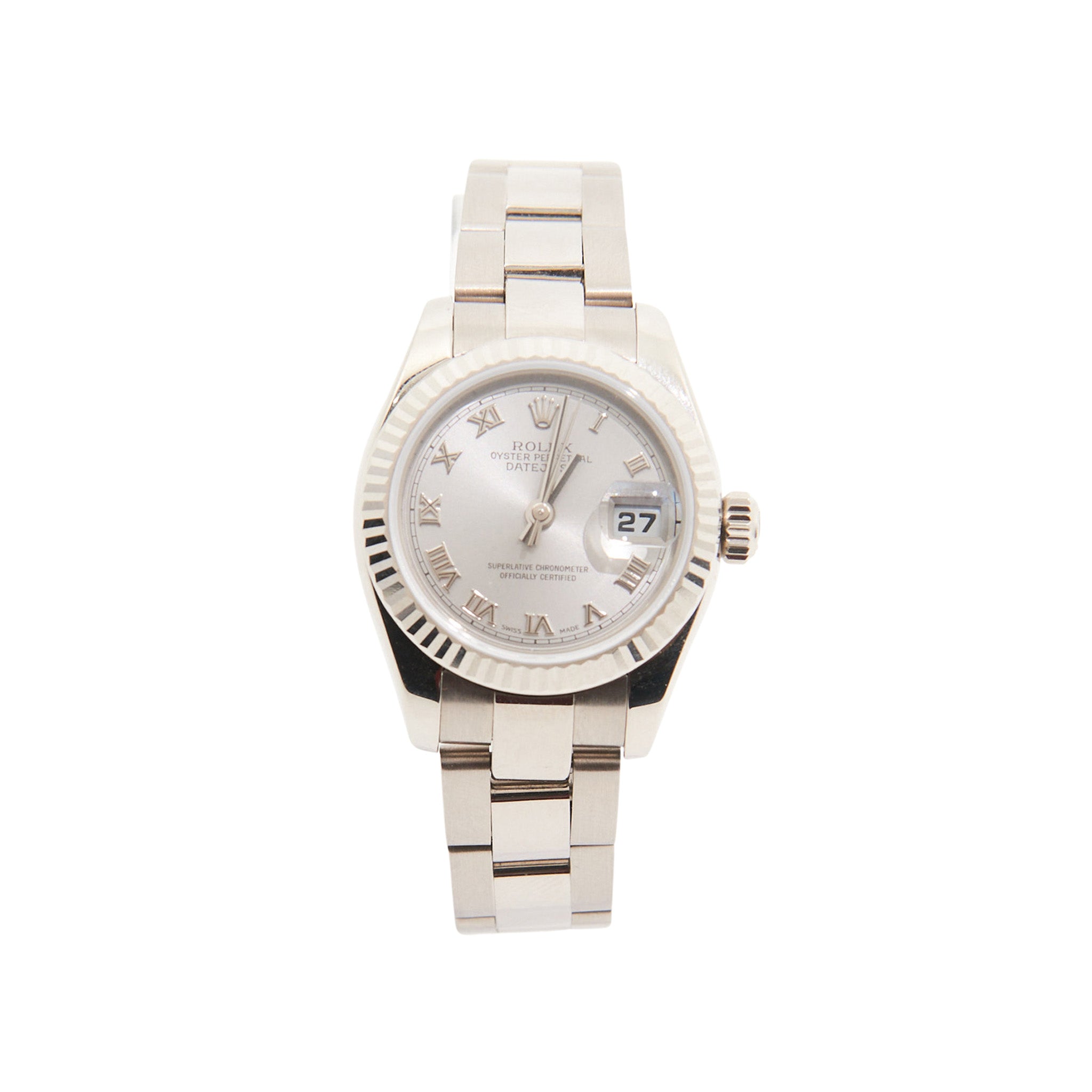 Rolex Datejust 26 White Gold Silver - 179179