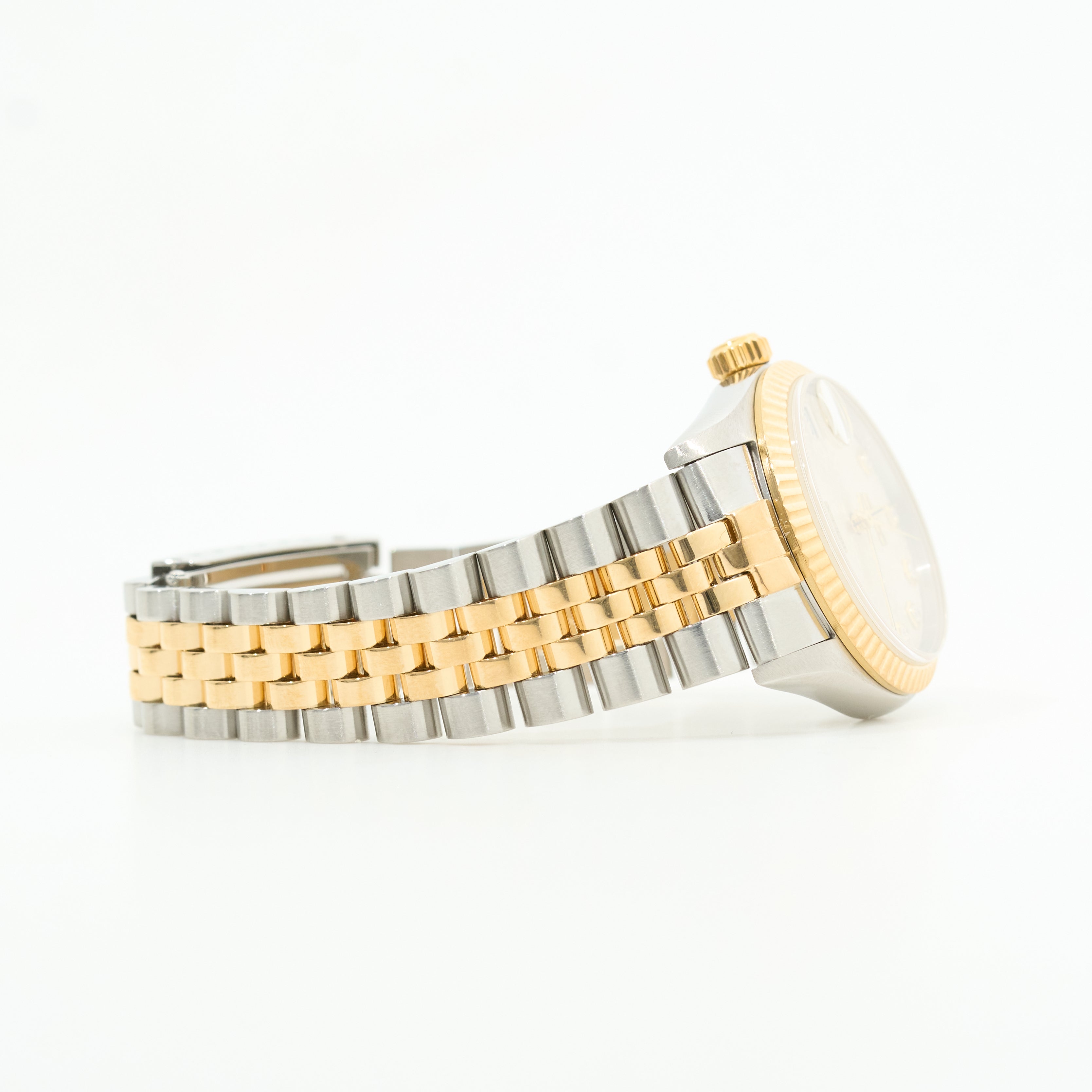 Rolex Datejust 31mm Cream Jubilee Anniversary Diamond Dial