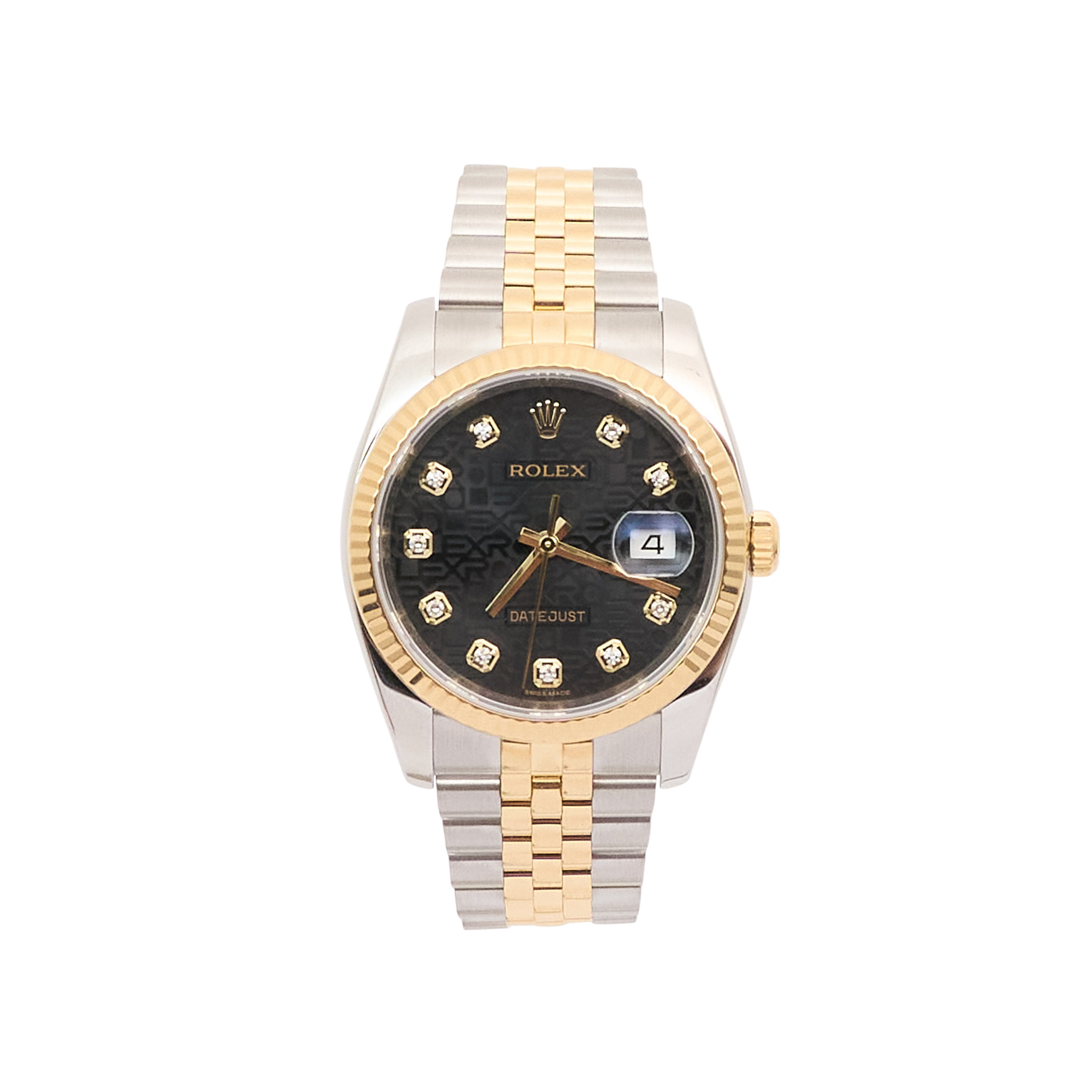 Rolex Datejust 36 116233 Black Anniversary Diamond Dial