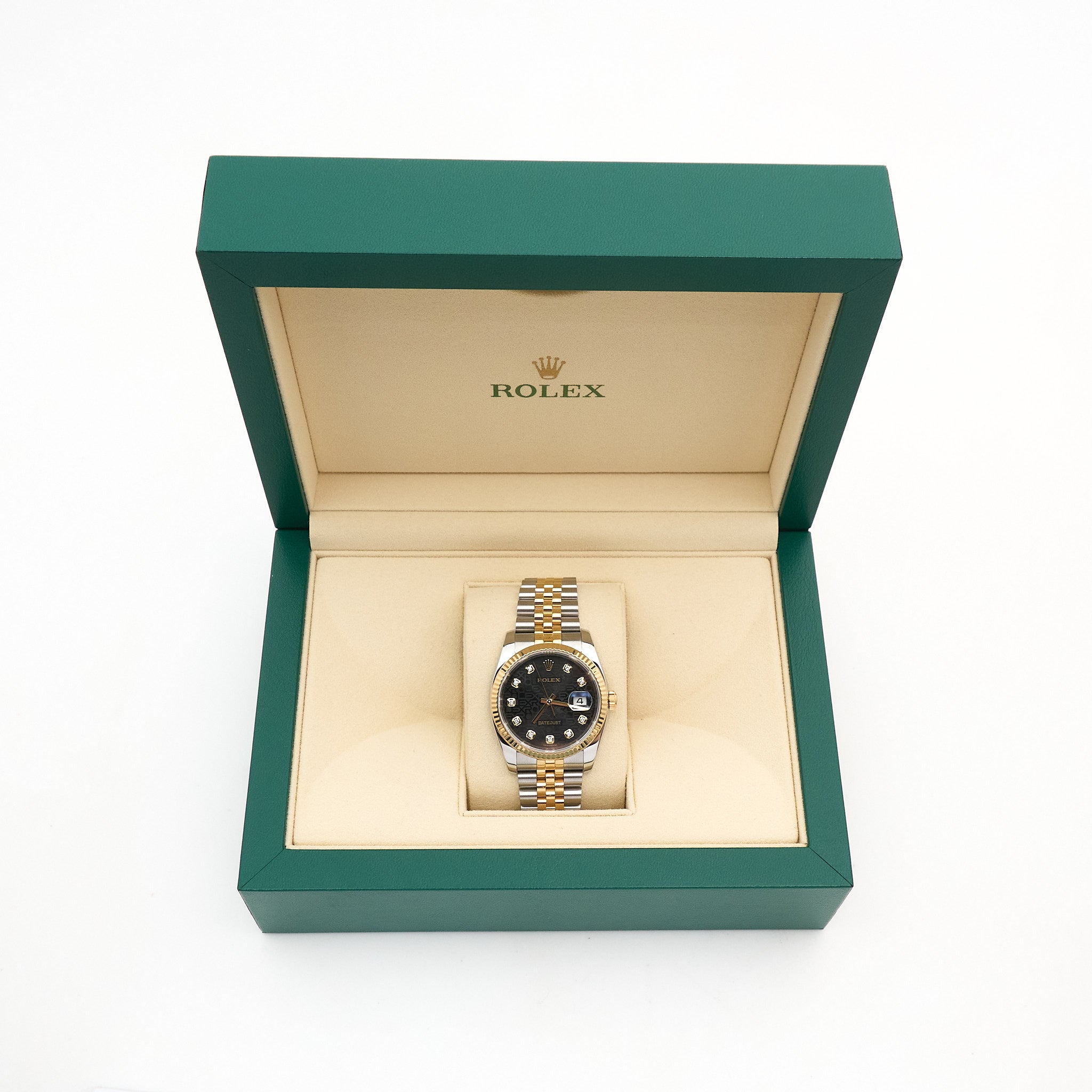 Rolex Datejust 36 116233 Black Anniversary Diamond Dial