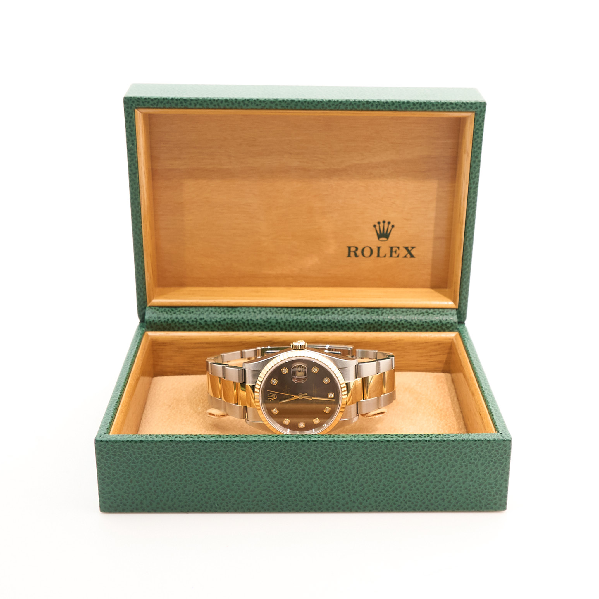 Rolex Datejust 36 Chocolate Sunburst Dial 16233