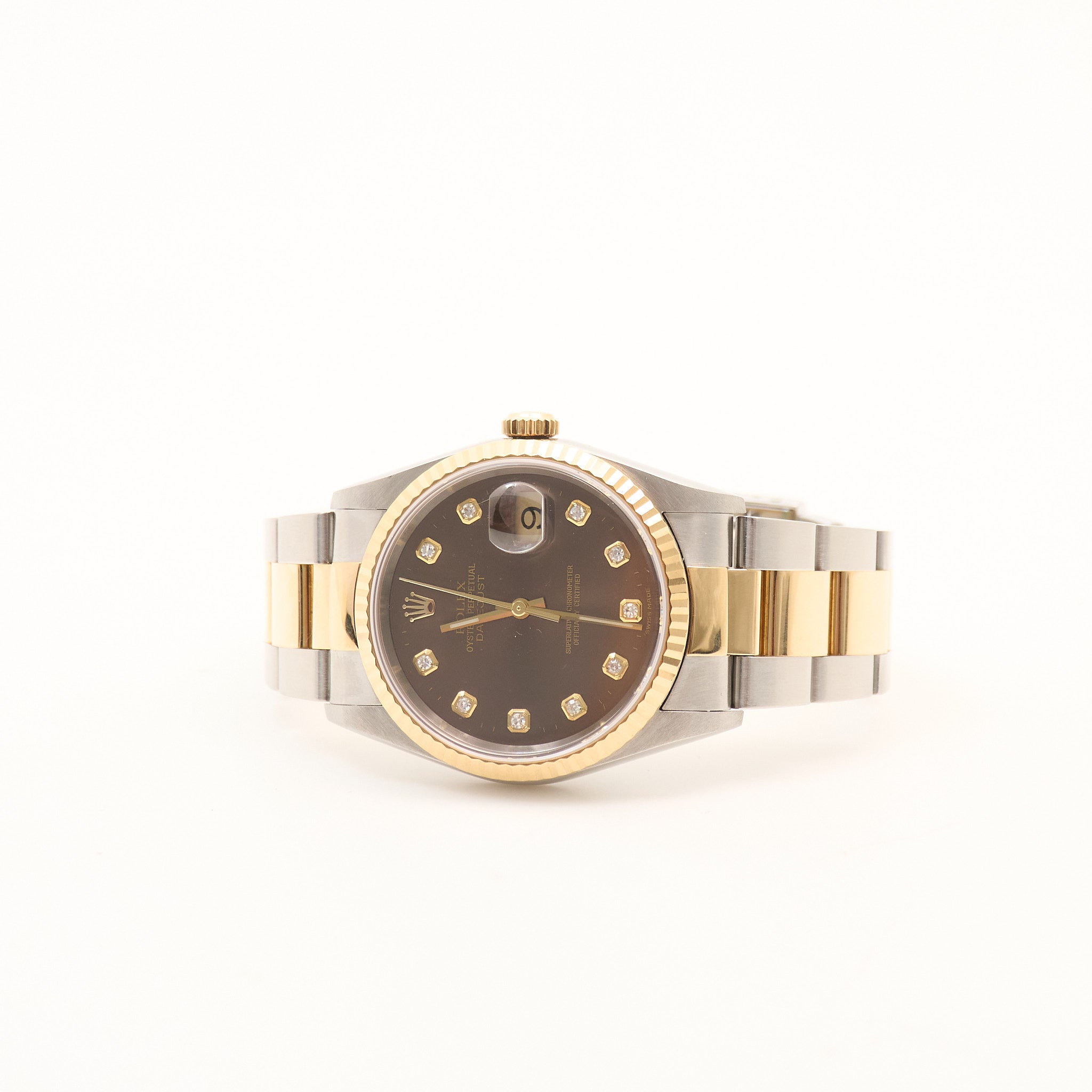 Rolex Datejust 36 Chocolate Sunburst Dial 16233