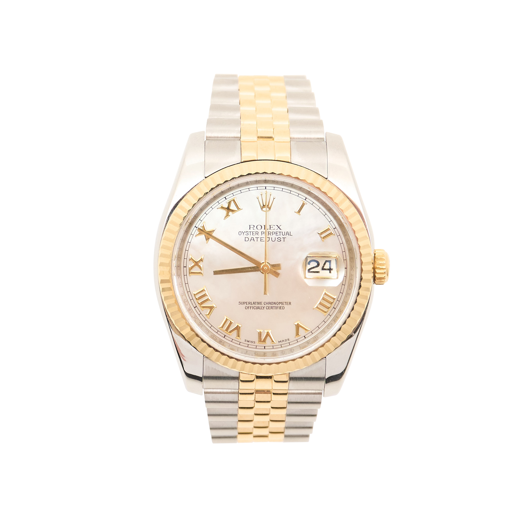 Rolex Datejust 36 Mother of Pearl Roman Dial 116233