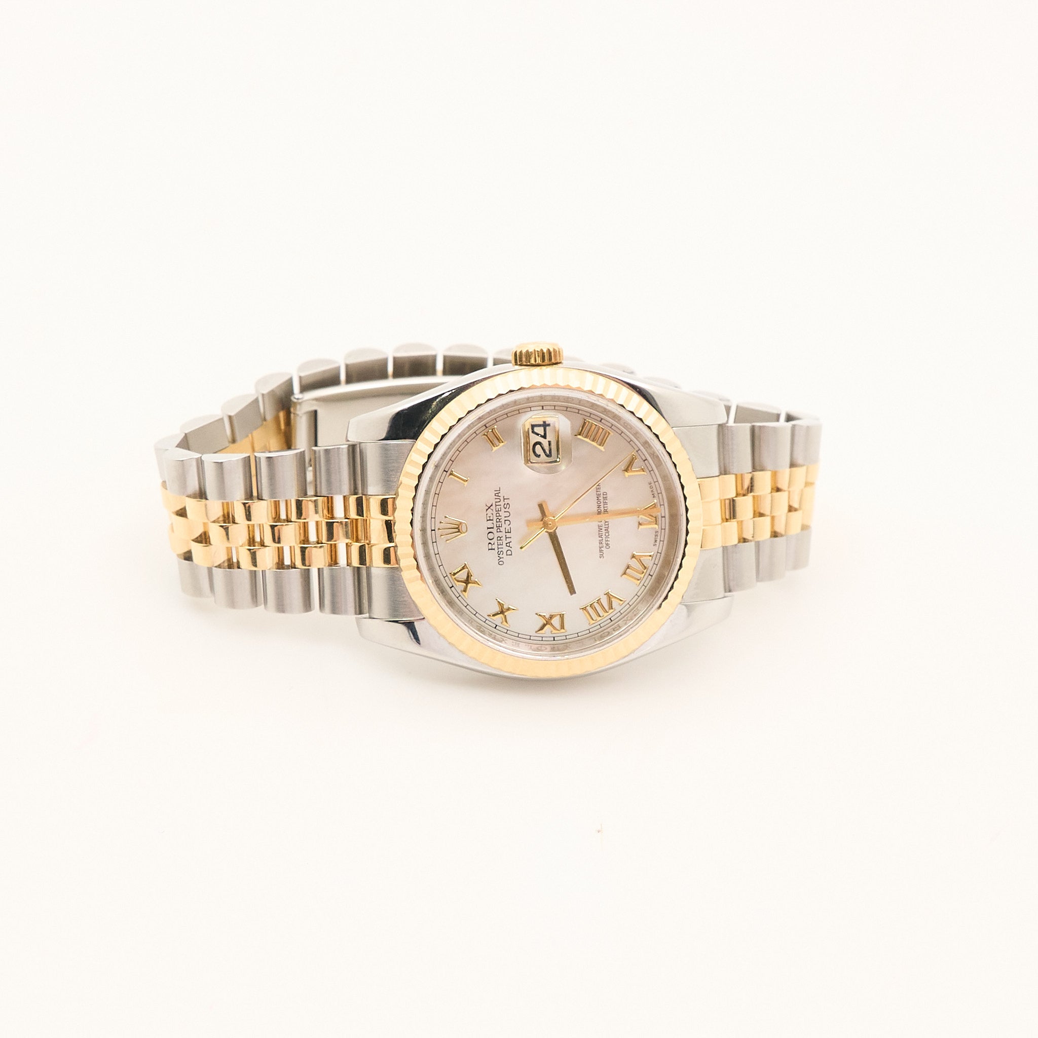 Rolex Datejust 36 Mother of Pearl Roman Dial 116233