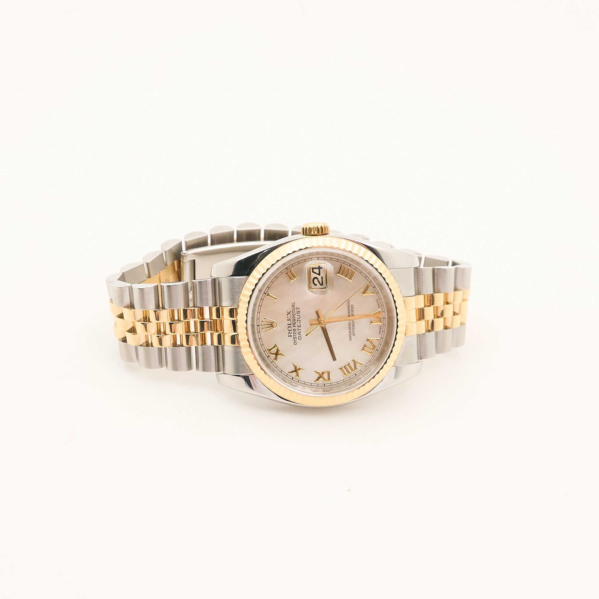 Rolex Datejust 36 Mother of Pearl Roman Dial 116233