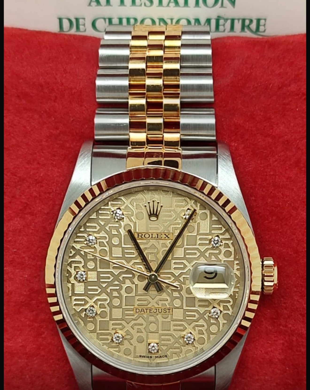 Rolex Datejust 36 Two Tone Jubilee Anniversary Dial